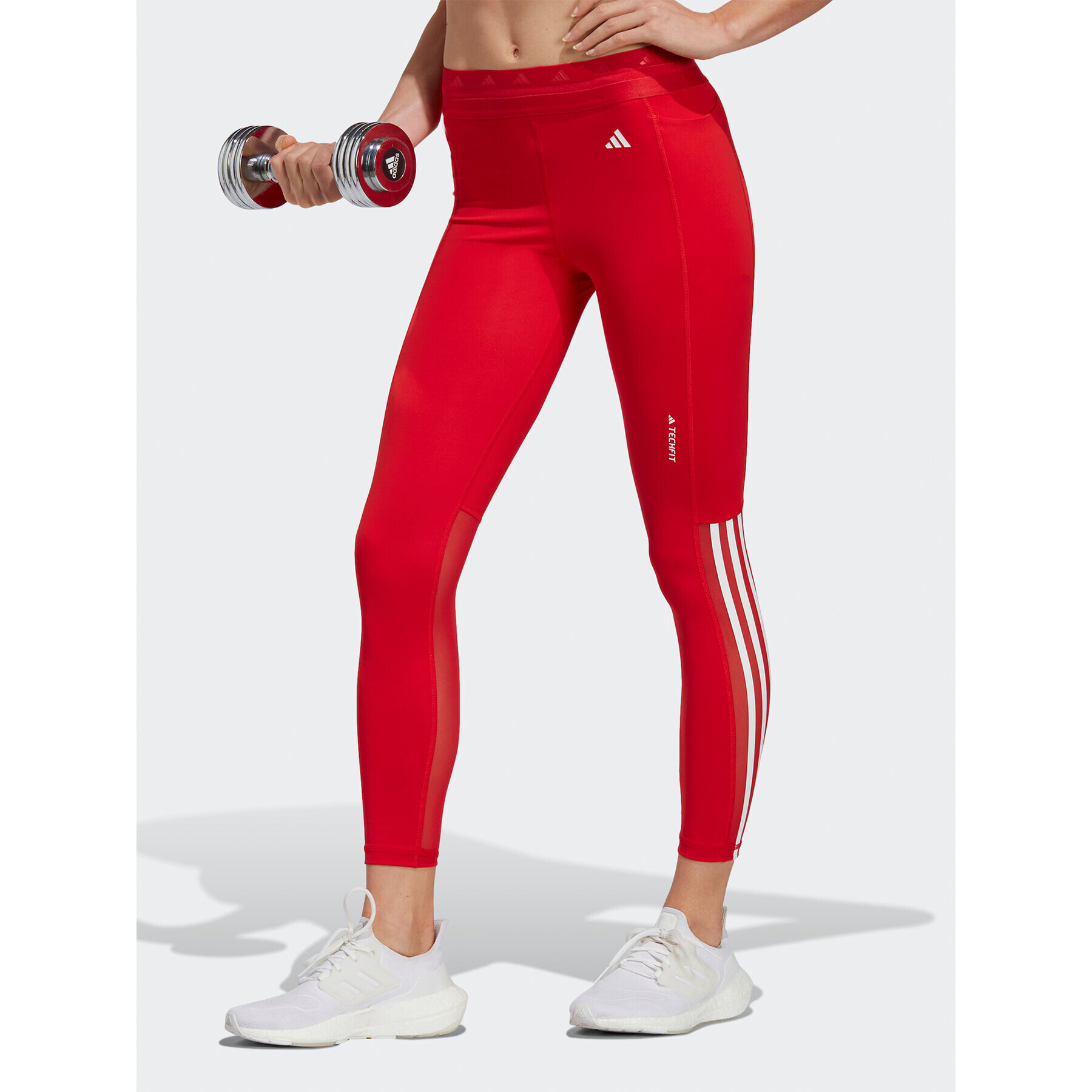 adidas Leggings Techfit Hyperglam 7/8 Leggings HR2944 Piros - Pepit.hu