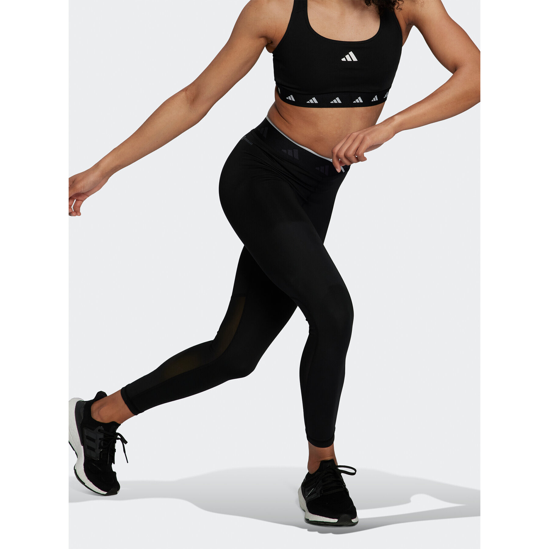 adidas Leggings Techfit V-Shaped Elastic 7/8 Leggings HF6676 Fekete - Pepit.hu