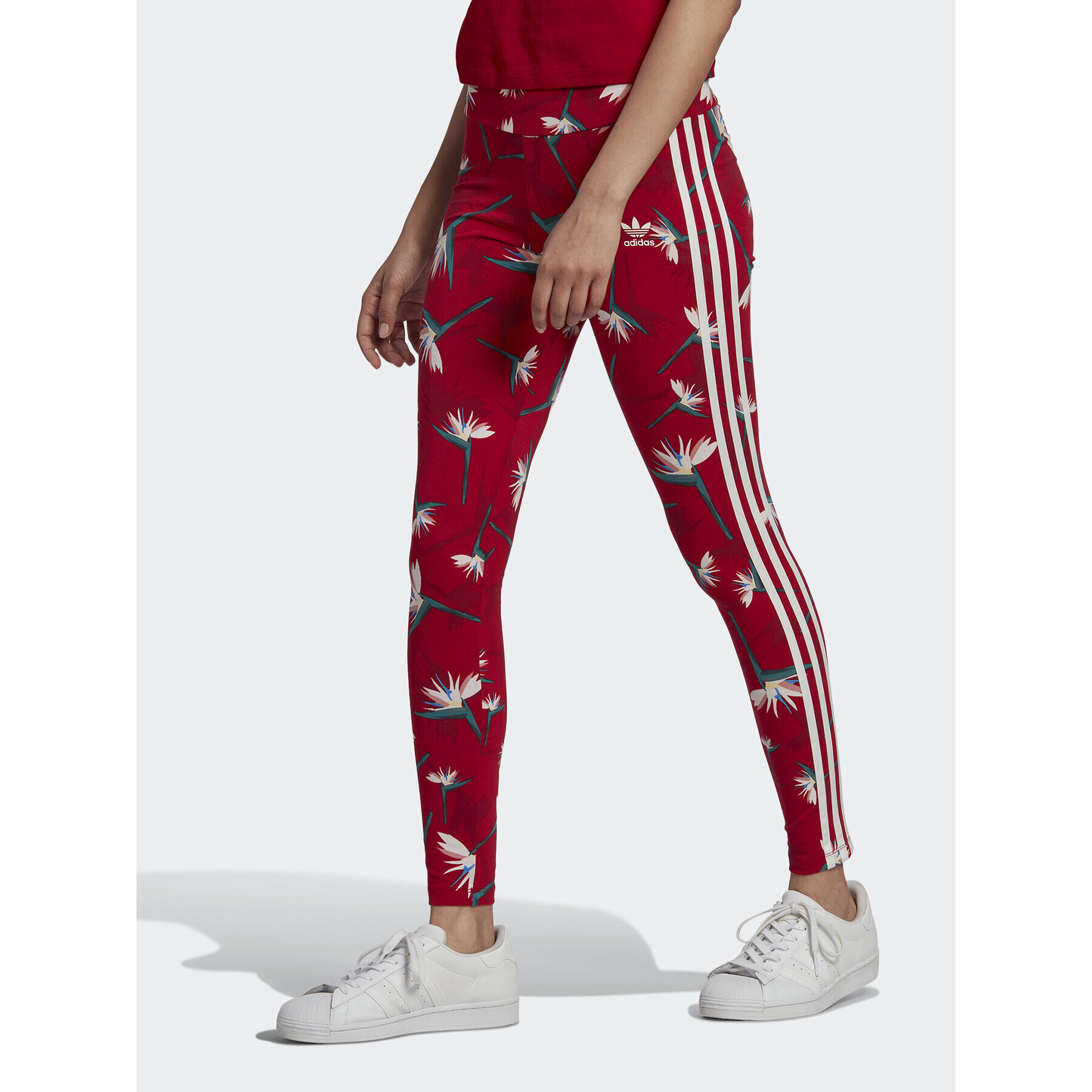 adidas Leggings THEBE MAGUGU HK5214 Piros Tight Fit - Pepit.hu