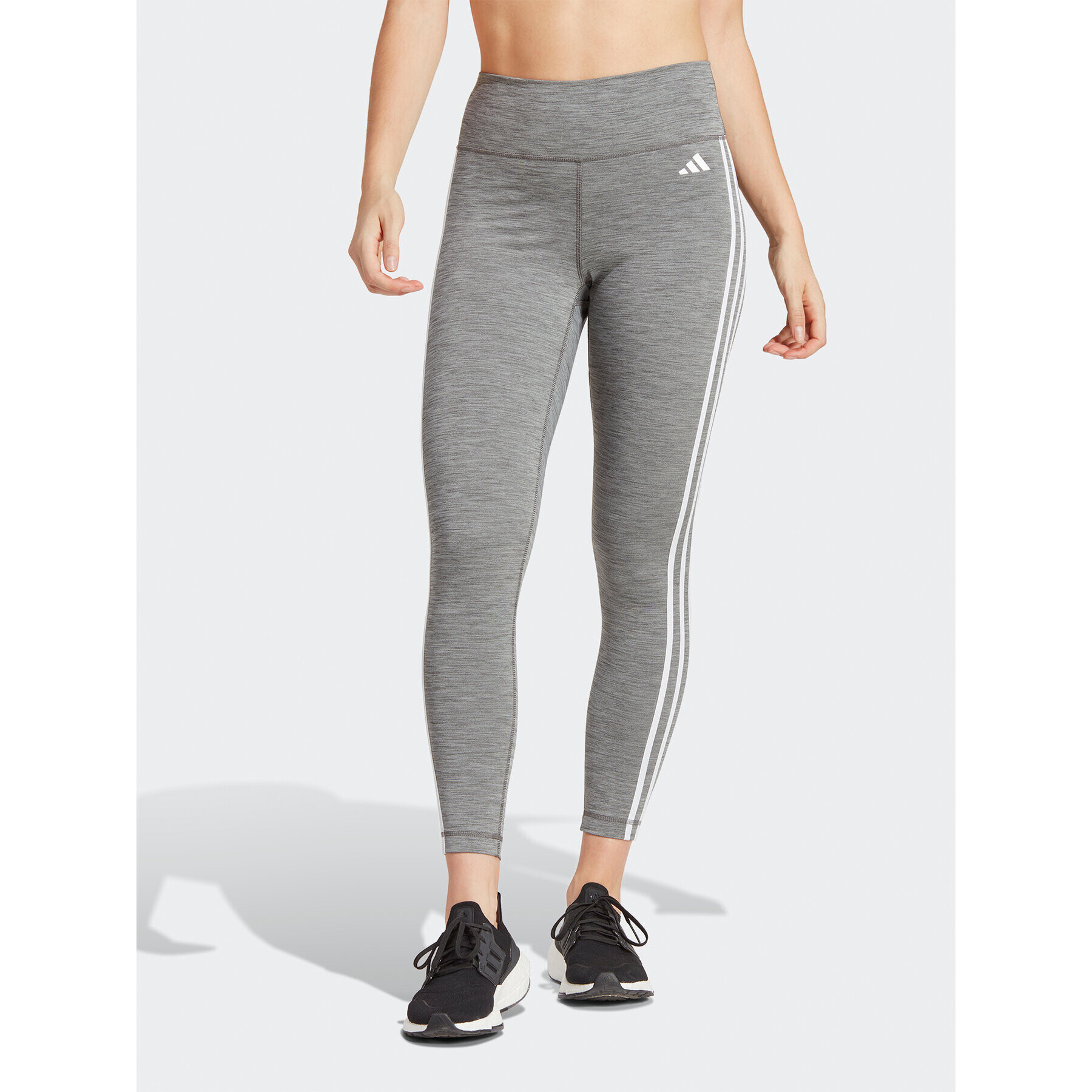 adidas Leggings Train Essentials 3-Stripes High-Waisted 7/8 Leggings IC8296 Szürke - Pepit.hu