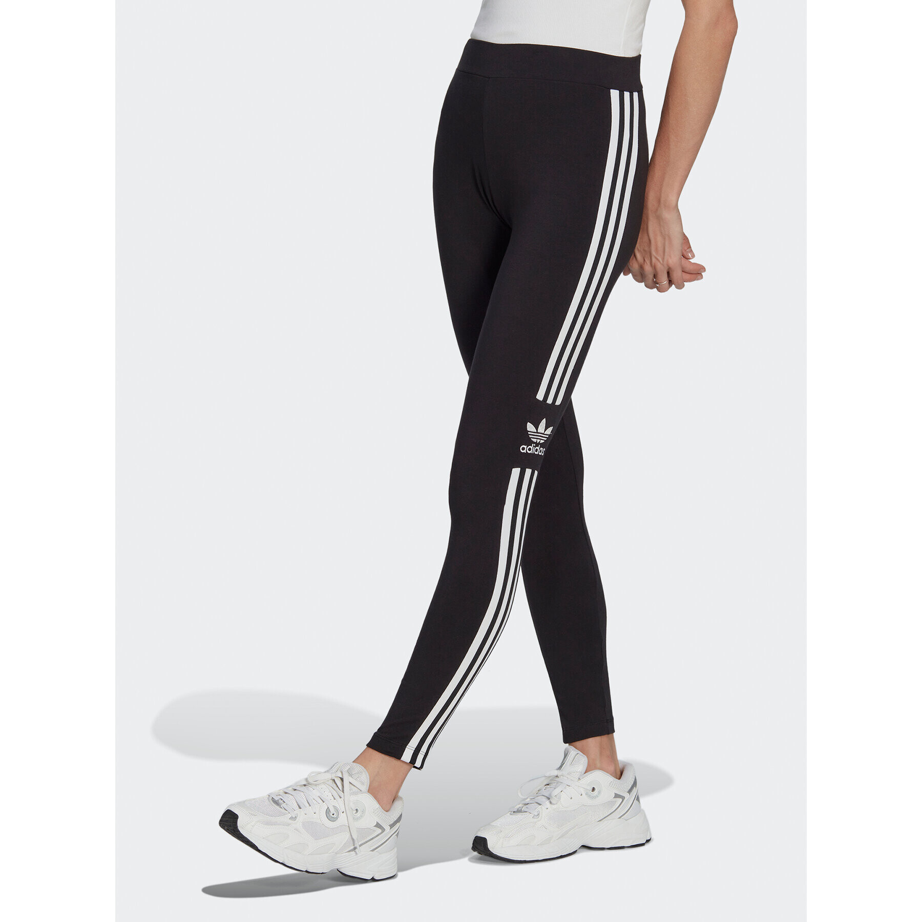 adidas Leggings Trefoil IB7305 Fekete Slim Fit - Pepit.hu