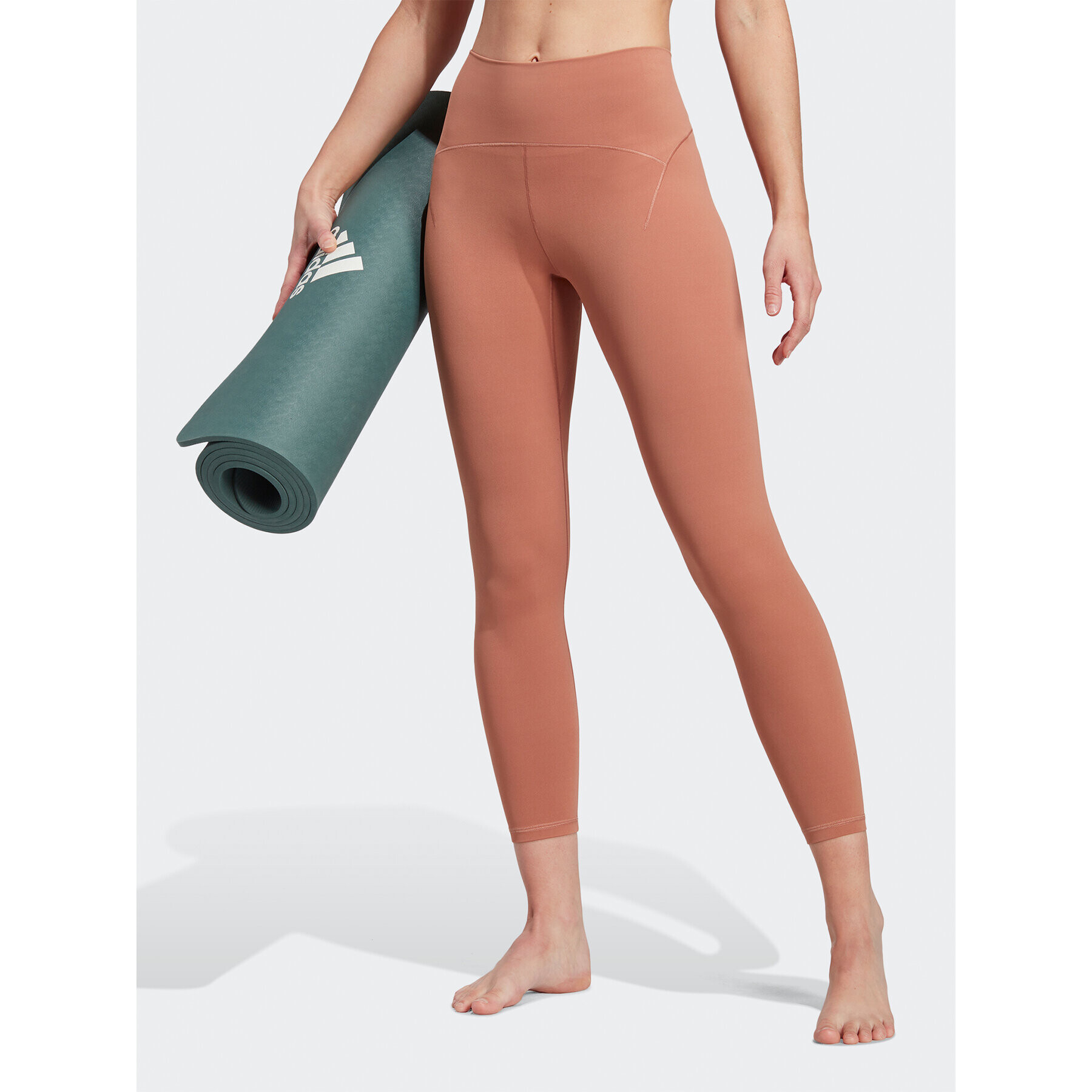 adidas Leggings Yoga Studio Luxe 7/8 Leggings HR5415 Barna - Pepit.hu