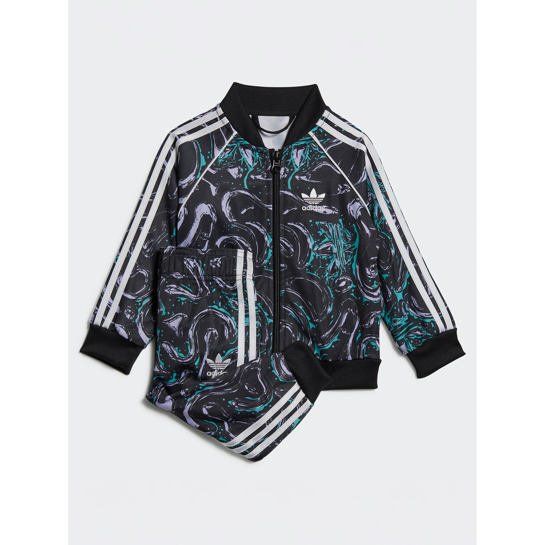 adidas Melegítő Allover Print SST Set HL9426 Fekete Regular Fit - Pepit.hu