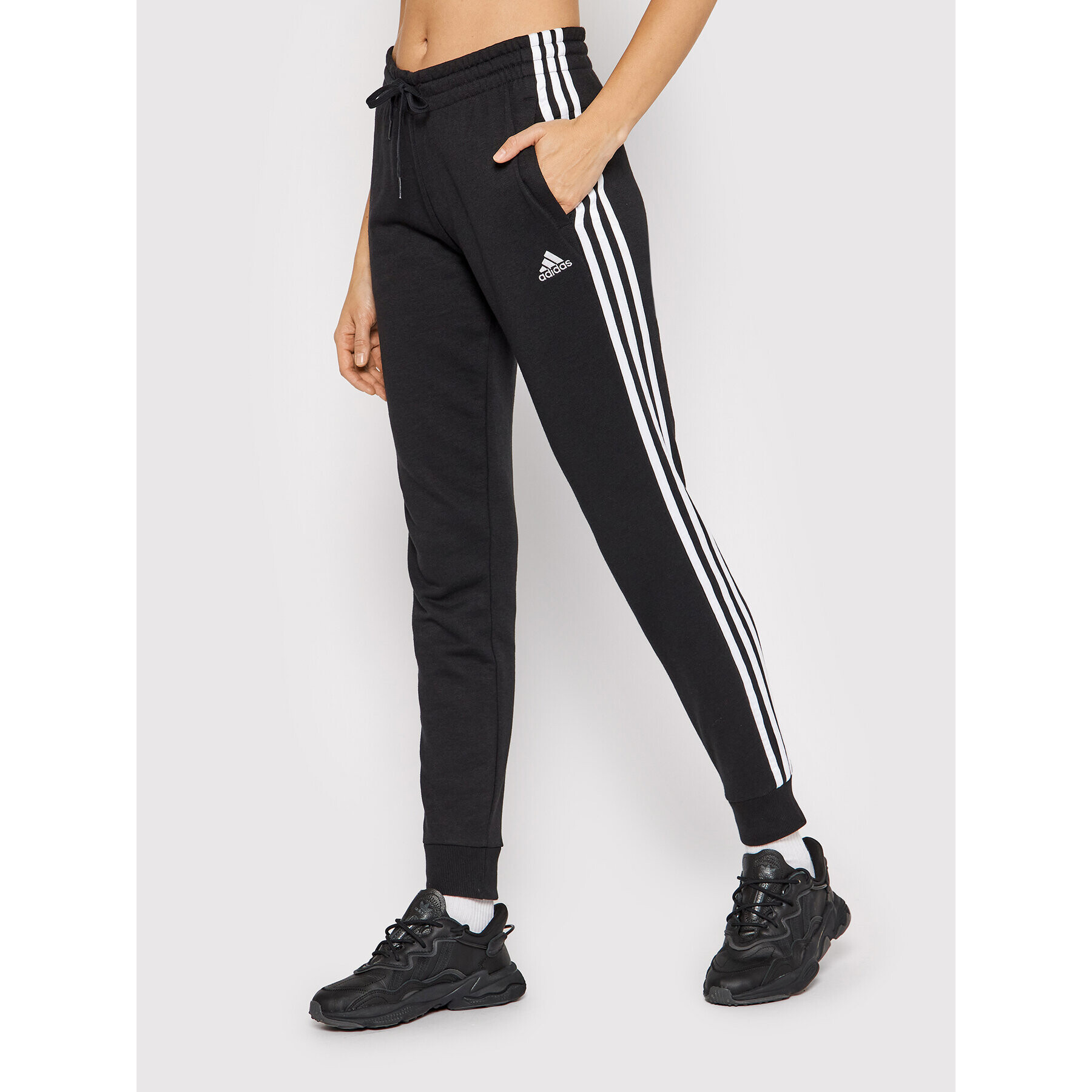 adidas Melegítő alsó 3-Stripes GM8733 Fekete Slim Fit - Pepit.hu