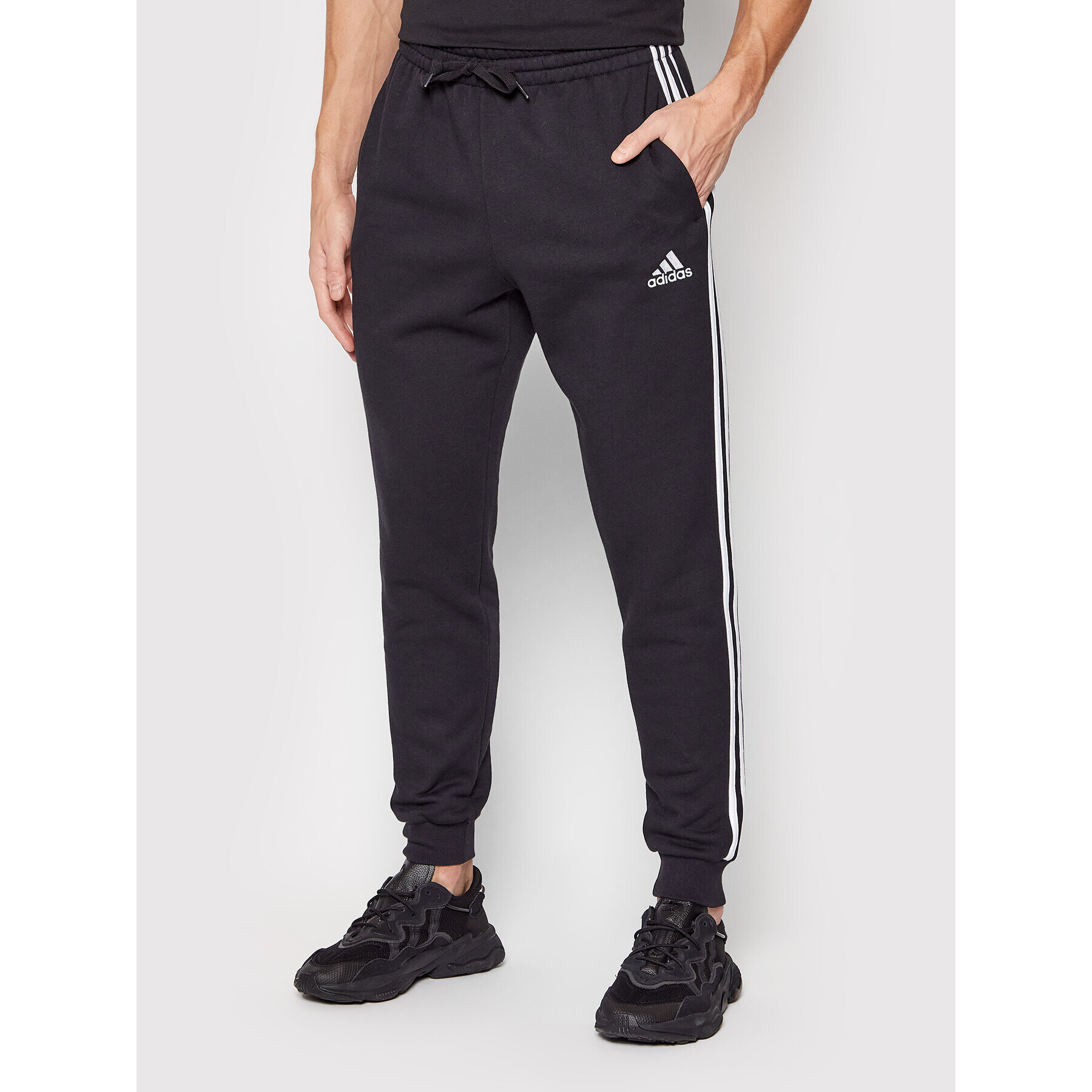 adidas Melegítő alsó 3s Fl GM1089 Fekete Slim Fit - Pepit.hu