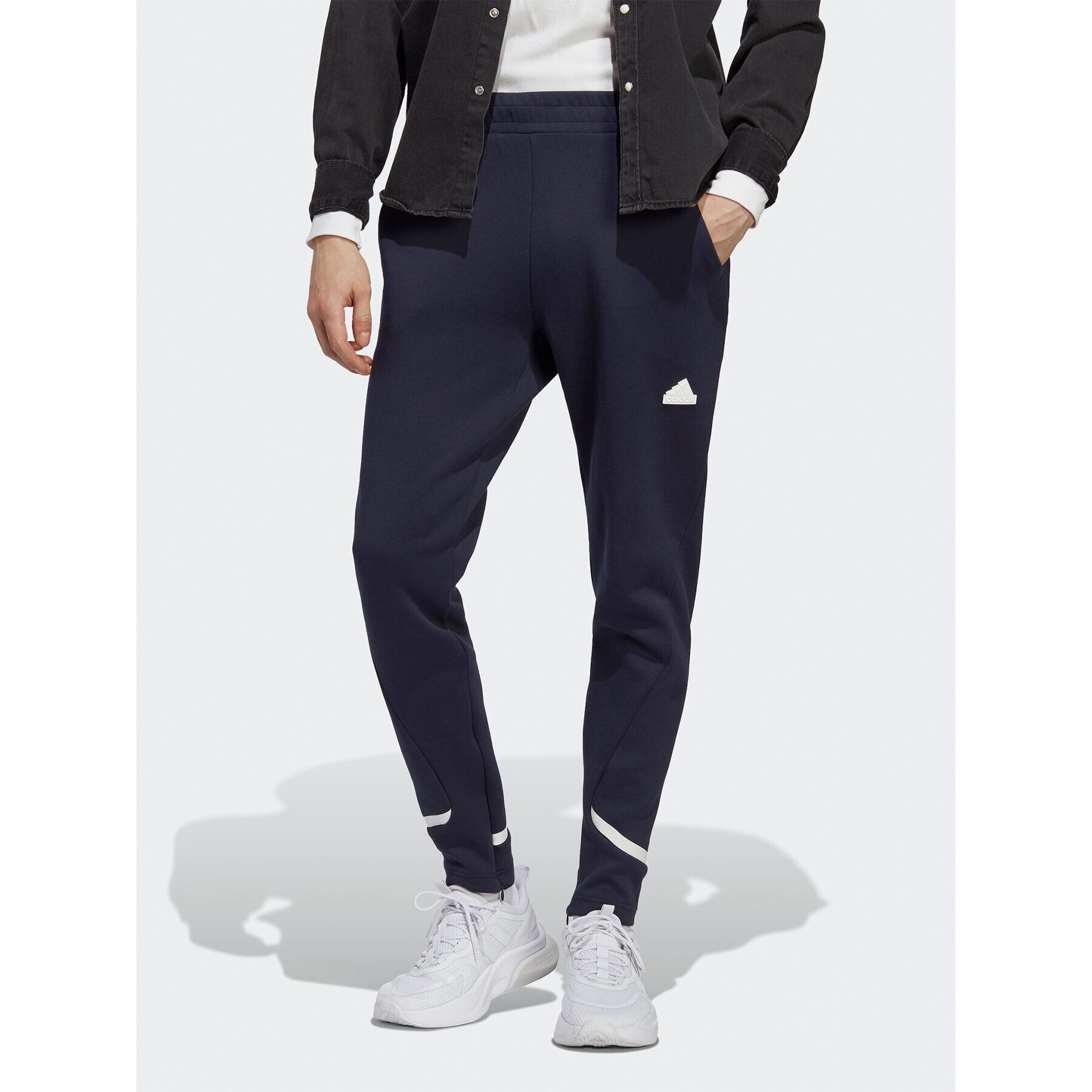 adidas Melegítő alsó Designed for Gameday Tracksuit Bottoms IC8033 Kék Slim Fit - Pepit.hu