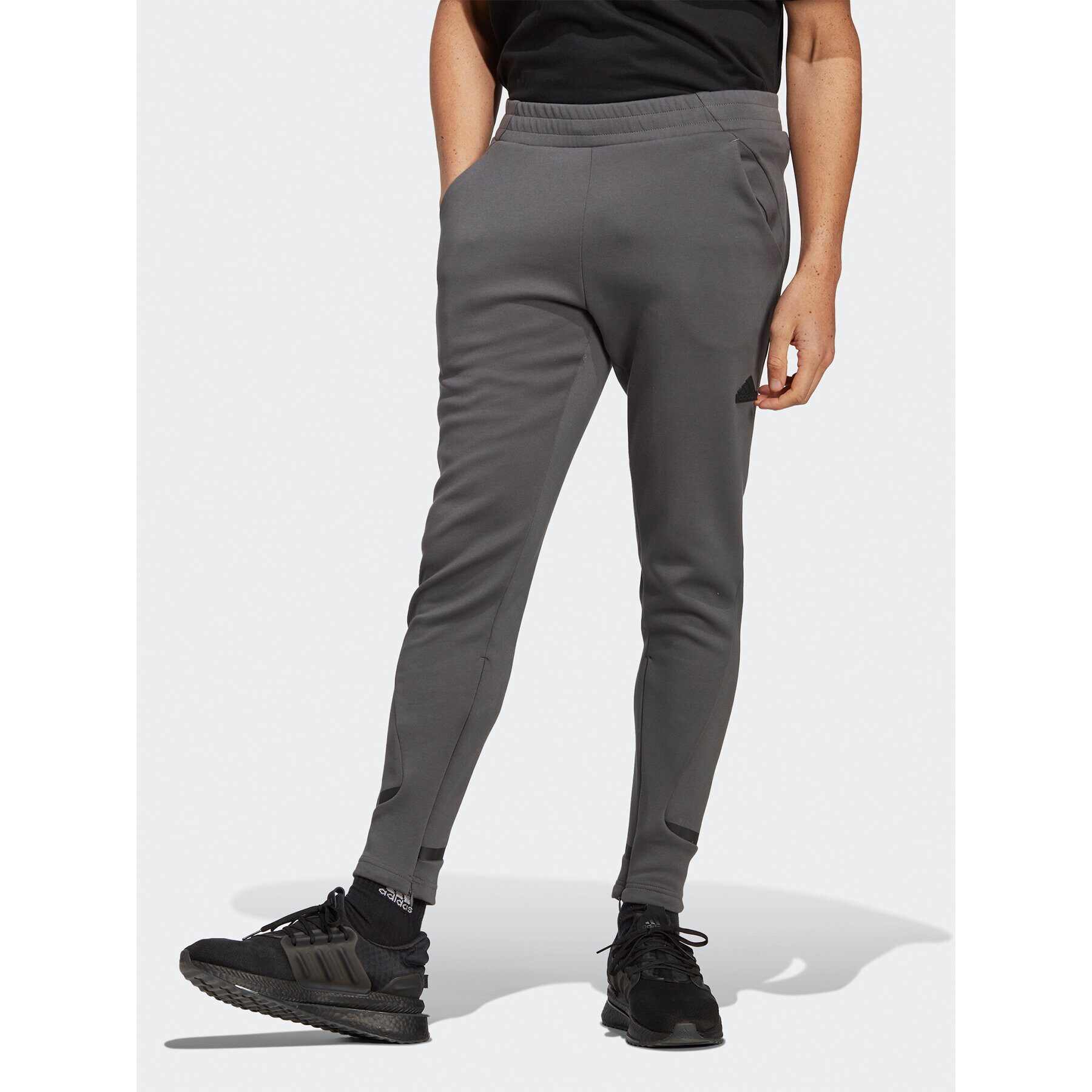 adidas Melegítő alsó Designed for Gameday Tracksuit Bottoms IC8037 Szürke Slim Fit - Pepit.hu