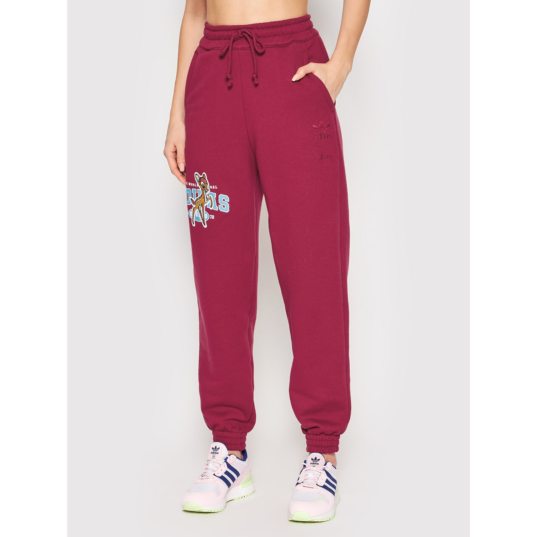 adidas Melegítő alsó Disney Bambi HD2756 Rózsaszín Loose Fit - Pepit.hu