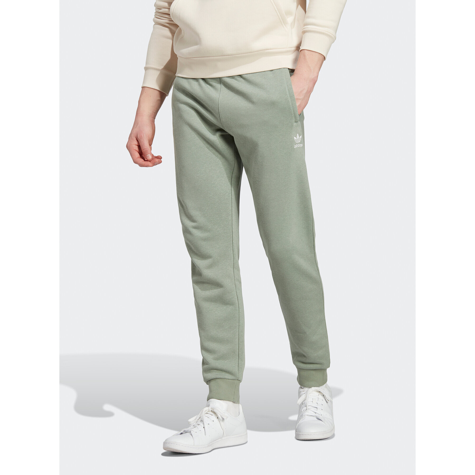 adidas Melegítő alsó Essentials+ Made with Hemp Joggers HR2968 Zöld Slim Fit - Pepit.hu