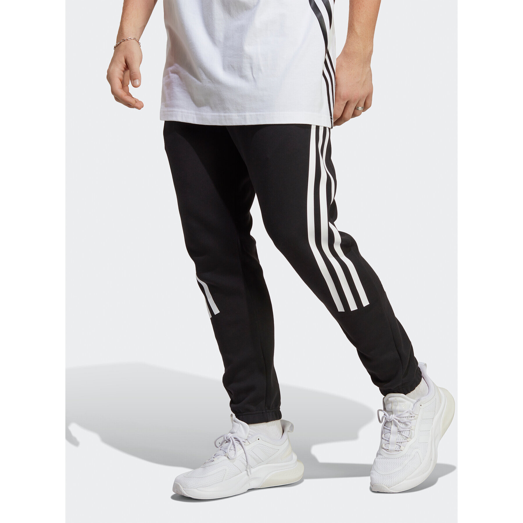 adidas Melegítő alsó Future Icons 3-Stripes Joggers IC8254 Fekete Regular Fit - Pepit.hu