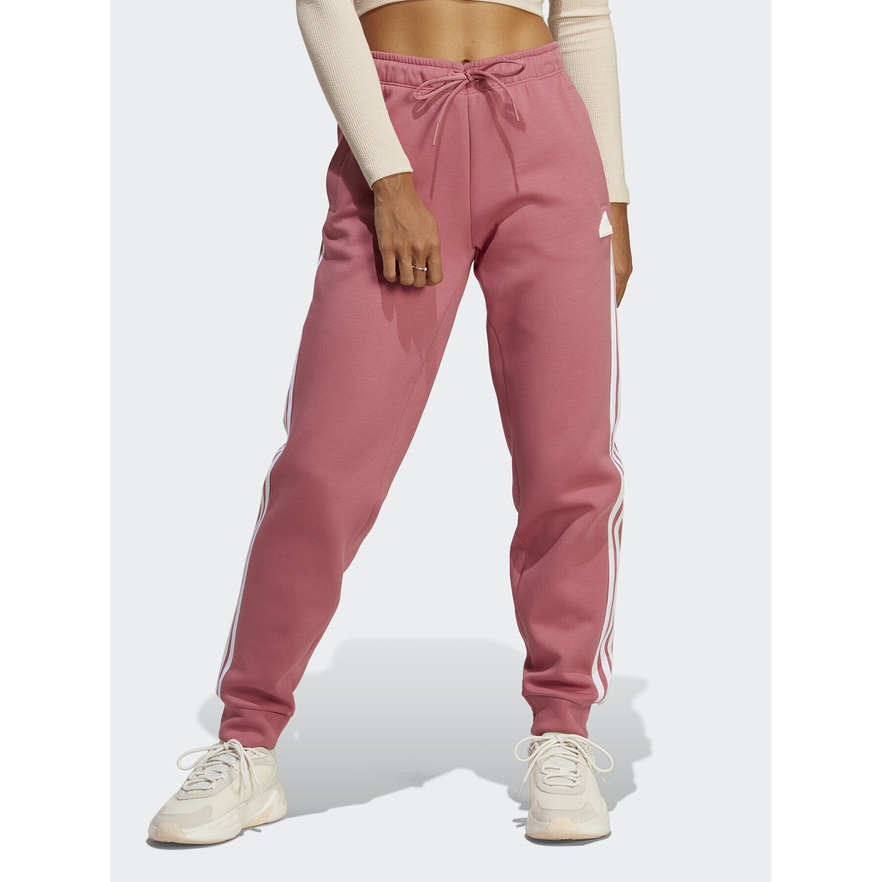 adidas Melegítő alsó Future Icons 3-Stripes Regular Tracksuit Bottoms IB8532 Rózsaszín Regular Fit - Pepit.hu