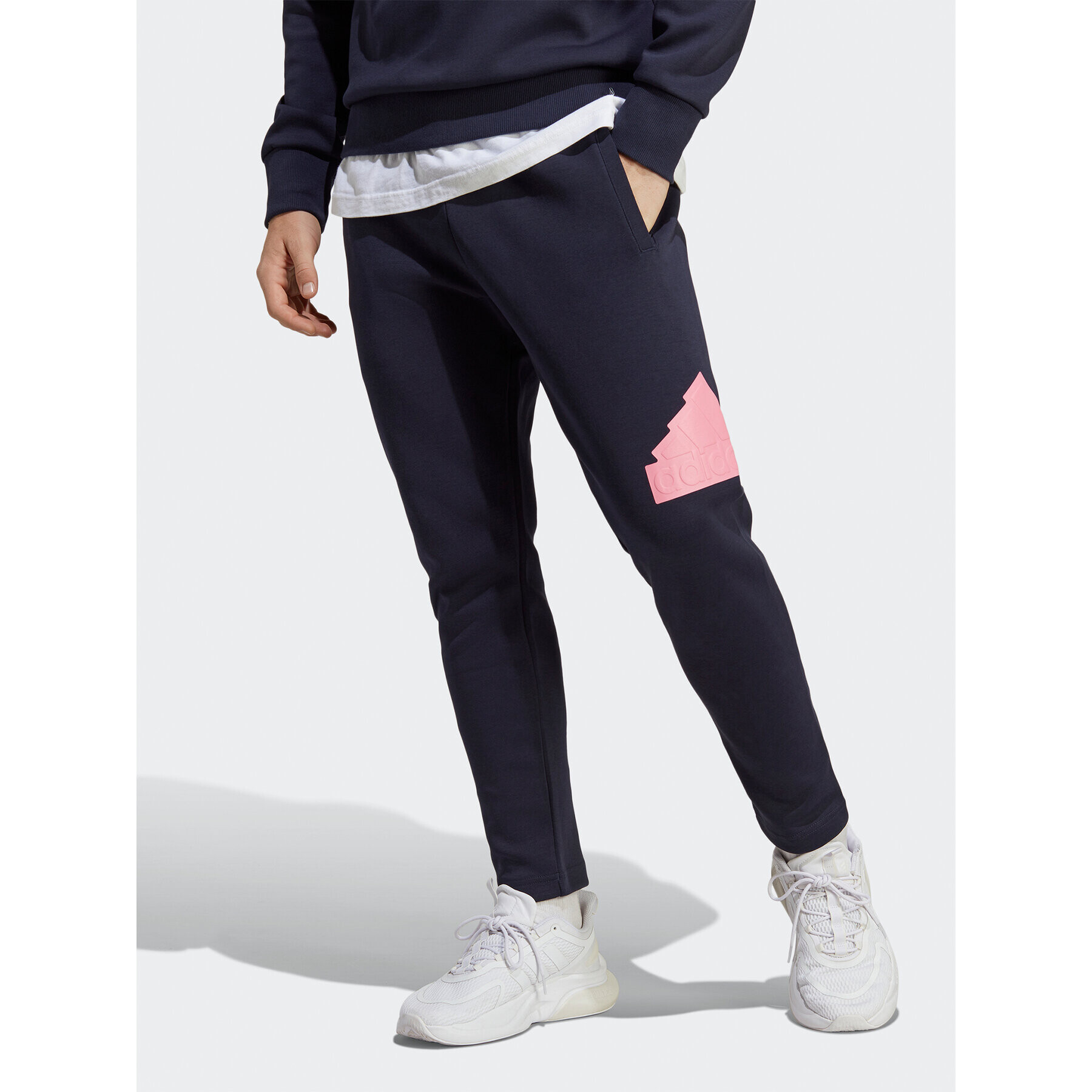 adidas Melegítő alsó Future Icons Badge of Sport Joggers IC3760 Kék Regular Fit - Pepit.hu