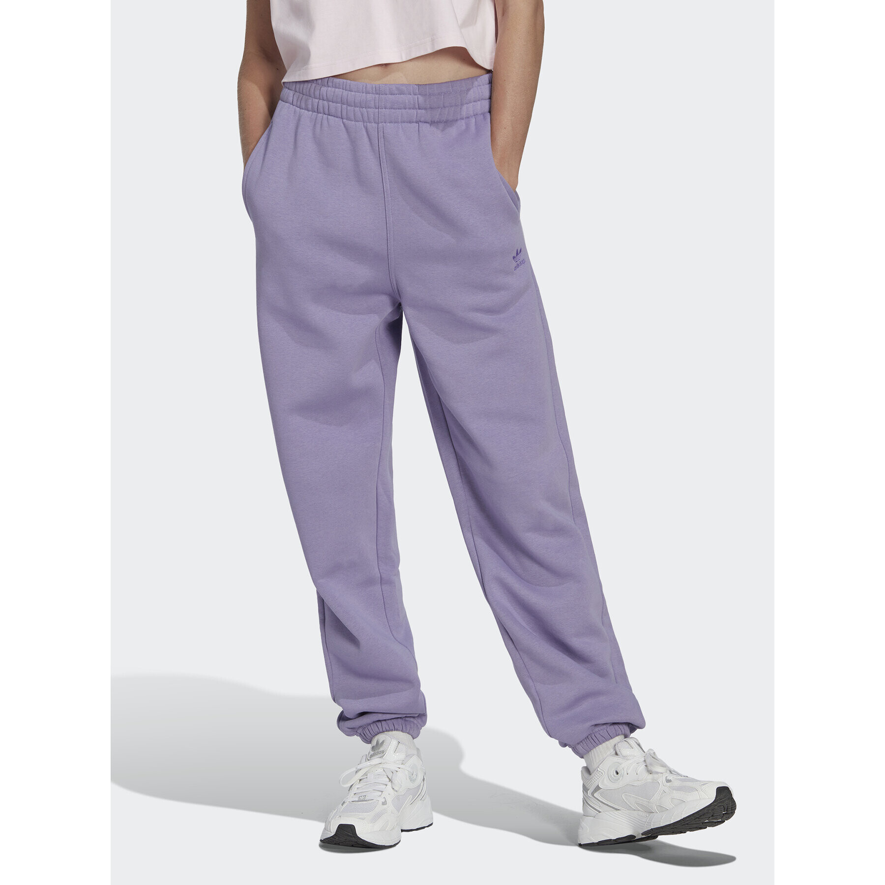 adidas Melegítő alsó IA1250 Lila Relaxed Fit - Pepit.hu