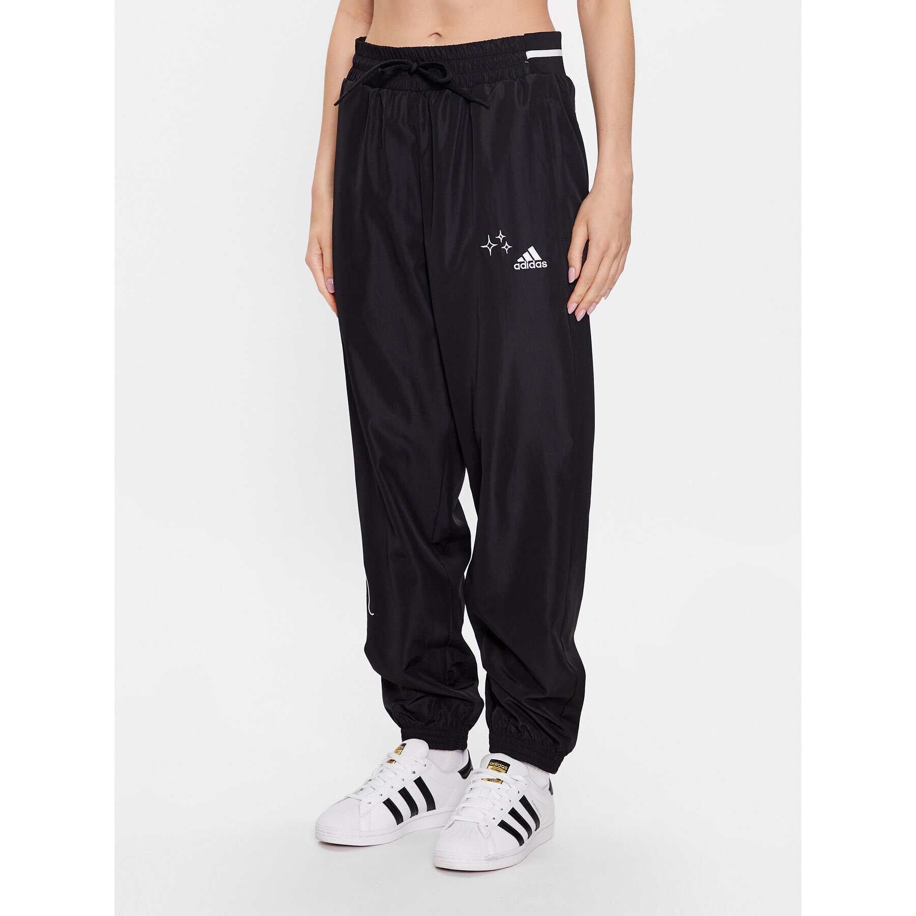 adidas Melegítő alsó IJ8751 Fekete Loose Fit - Pepit.hu