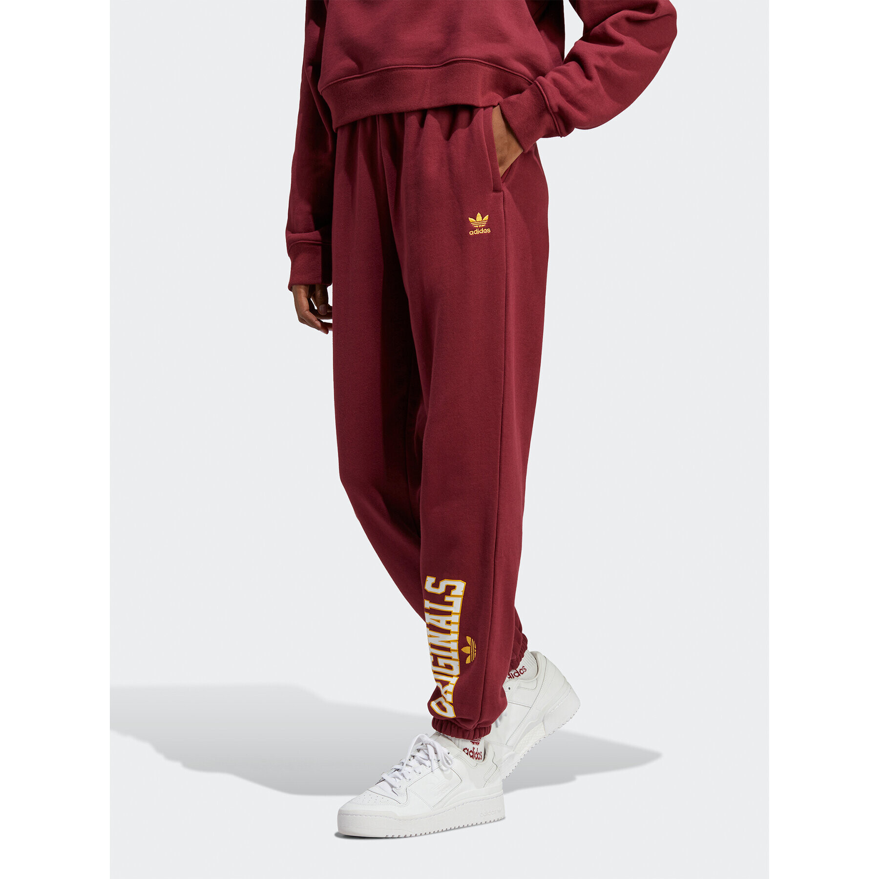 adidas Melegítő alsó Joggers IC6035 Piros Slim Fit - Pepit.hu