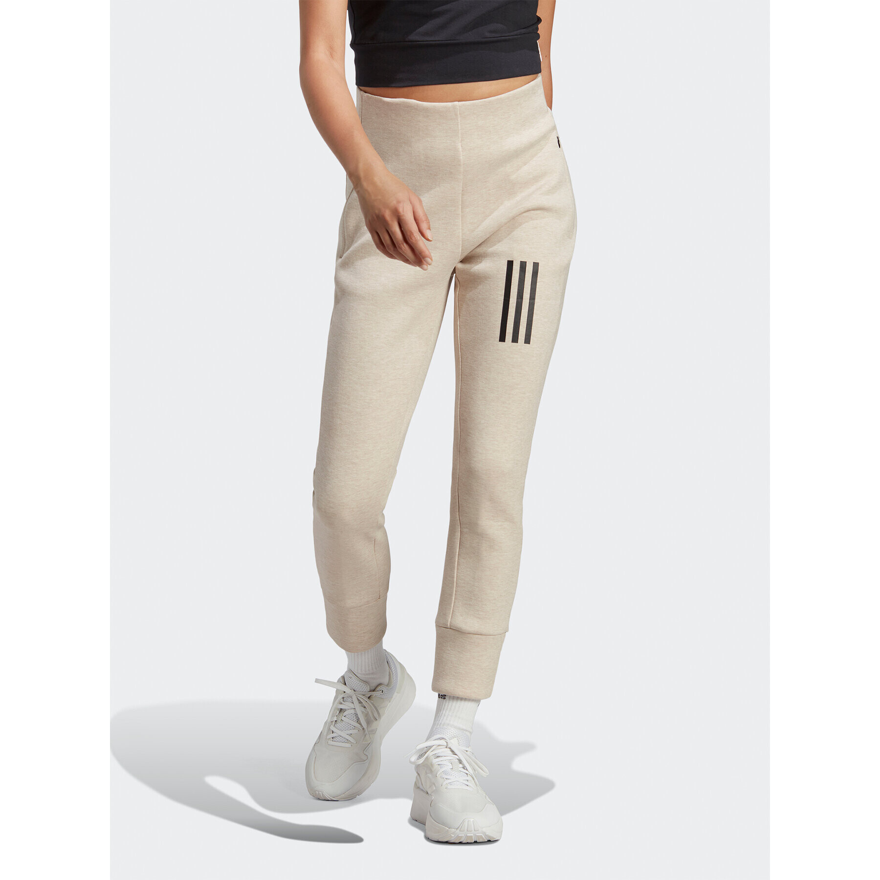 adidas Melegítő alsó Mission Victory High-Waist 7/8 Tracksuit Bottoms IC0301 Barna Slim Fit - Pepit.hu