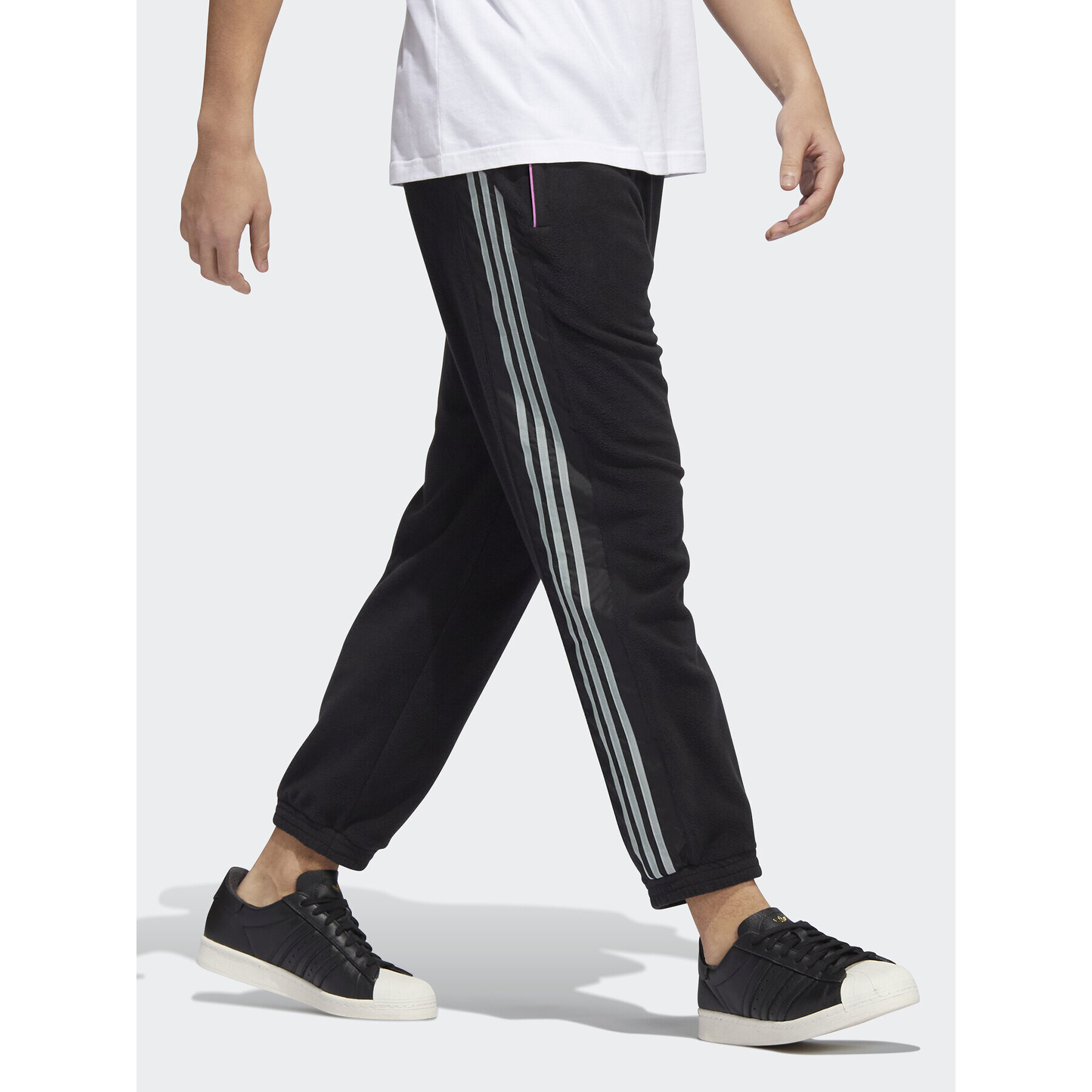 adidas Melegítő alsó Polar Fleece Joggers HI3016 Fekete Relaxed Fit - Pepit.hu