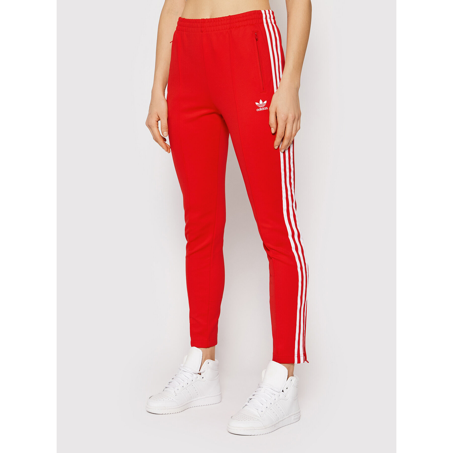 adidas Melegítő alsó Primeblue SST Track HF1992 Piros Slim Fit - Pepit.hu