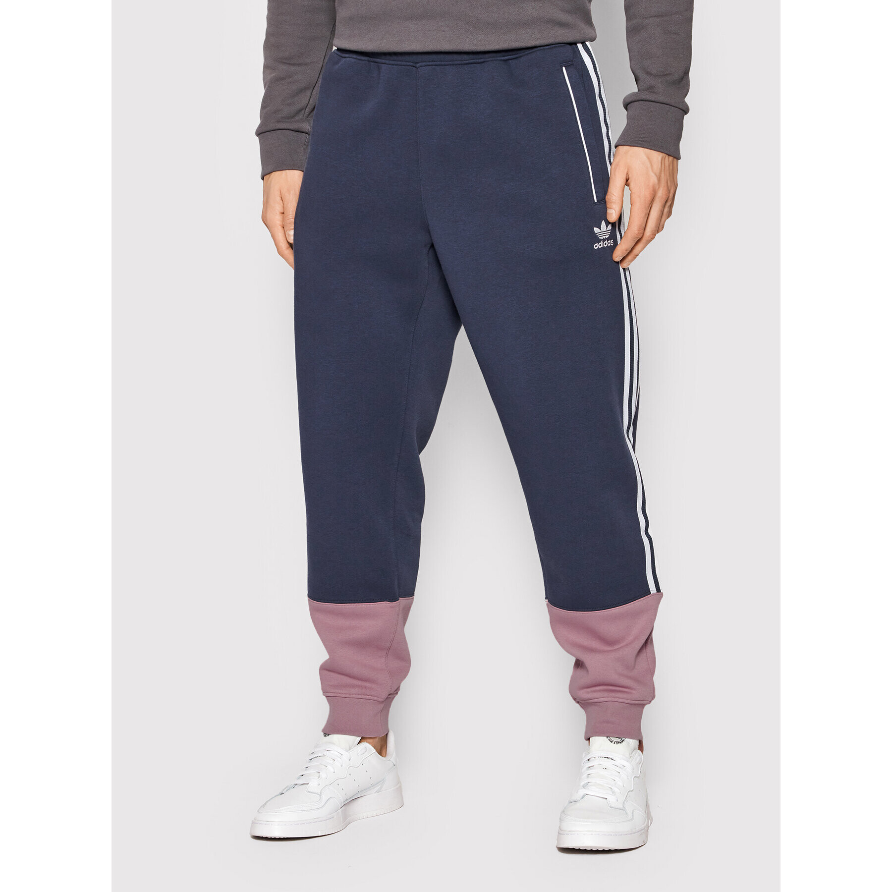 adidas Melegítő alsó Sst Fleece Track HC2083 Sötétkék Regular Fit - Pepit.hu