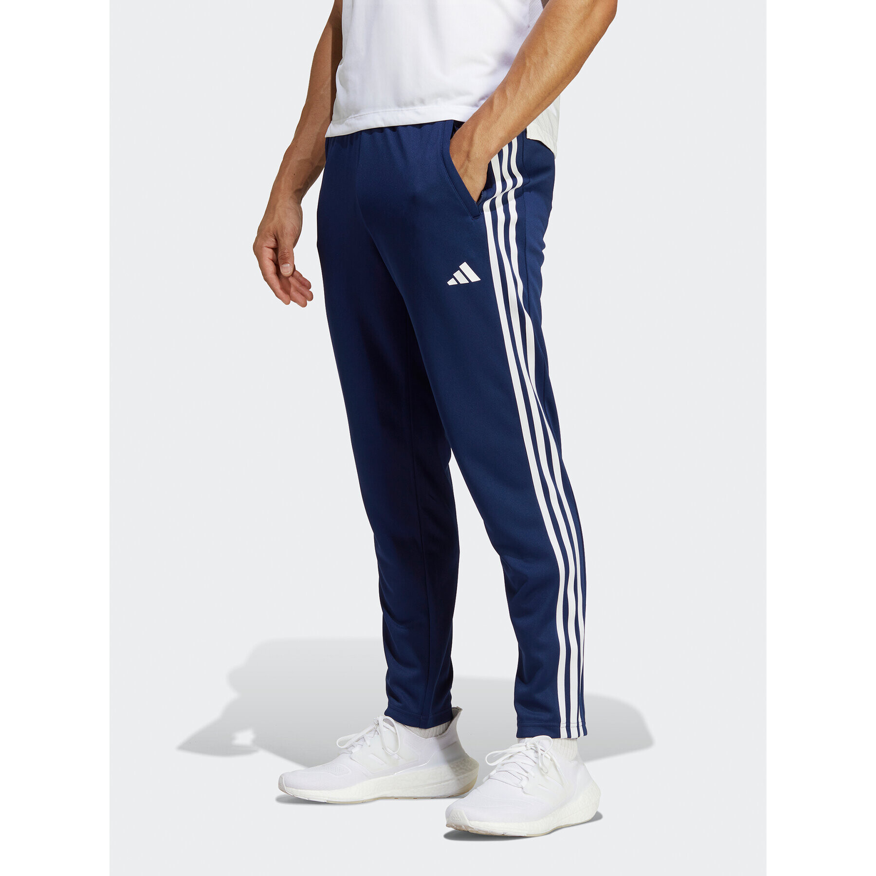 adidas Melegítő alsó Train Essentials 3-Stripes Training IB8169 Kék Regular Fit - Pepit.hu