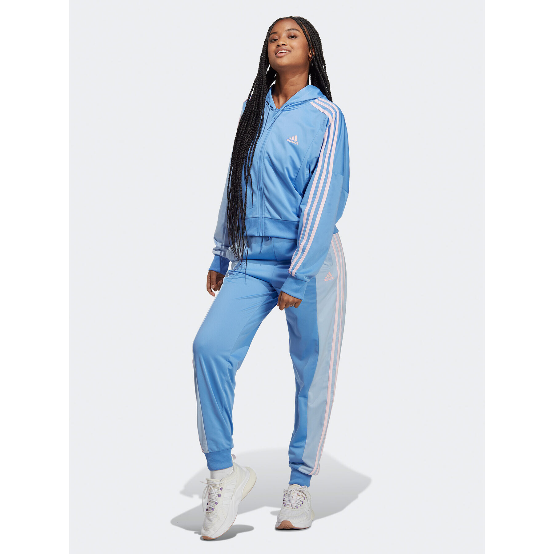 adidas Melegítő Bold Block Tracksuit IC0399 Kék - Pepit.hu