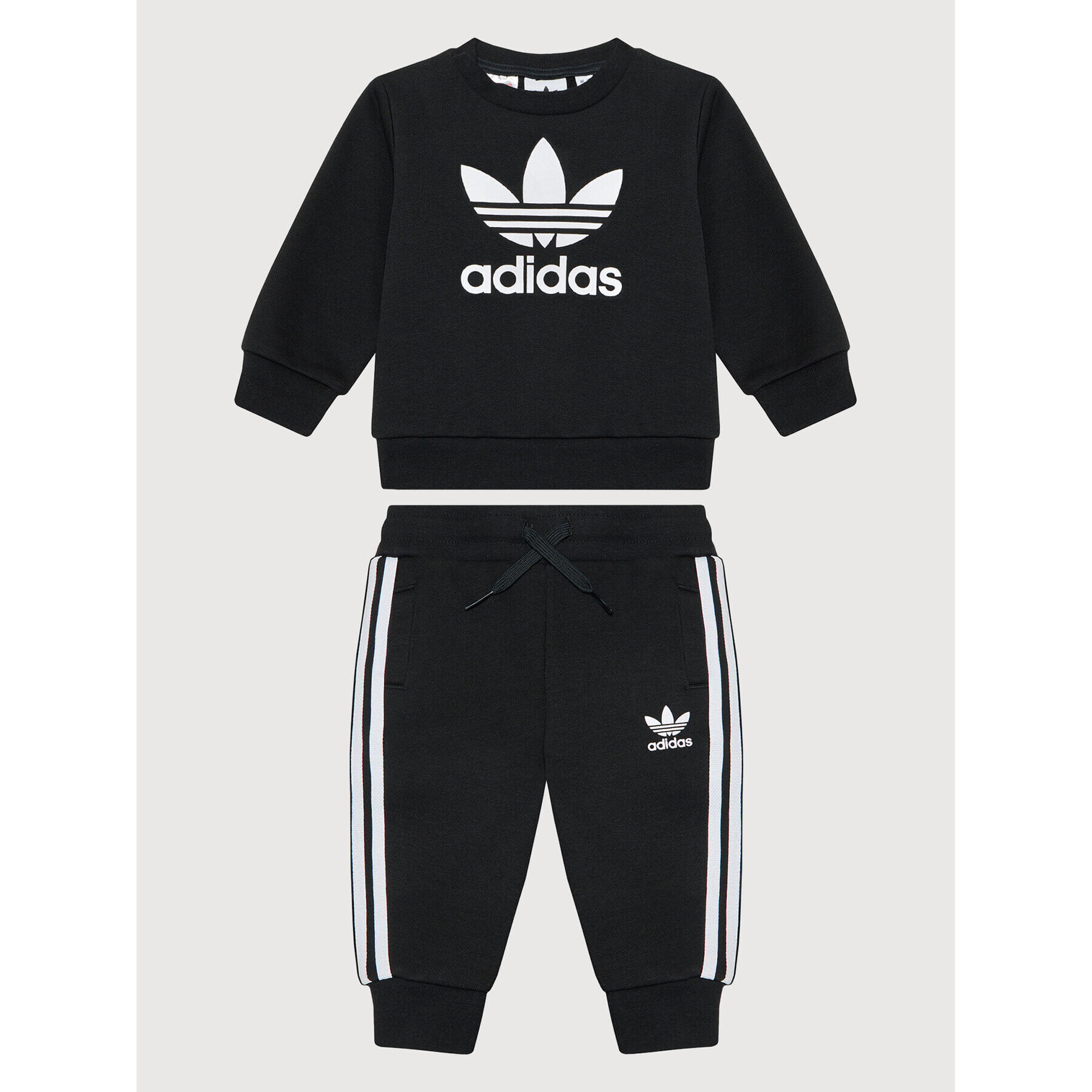 adidas Melegítő Crew Sweatshirt ED7679 Fekete Regular Fit - Pepit.hu