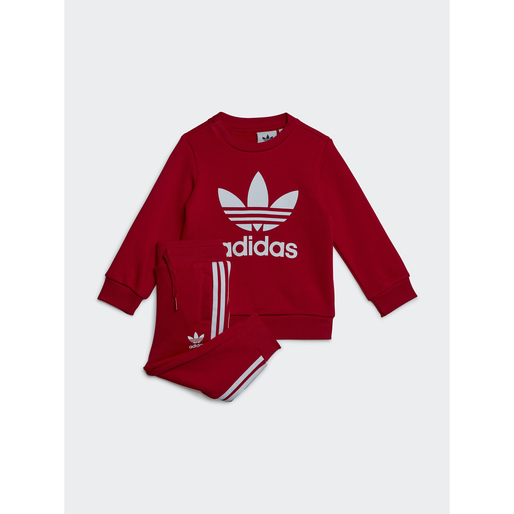 adidas Melegítő Crew Sweatshirt Set IB8665 Piros Regular Fit - Pepit.hu