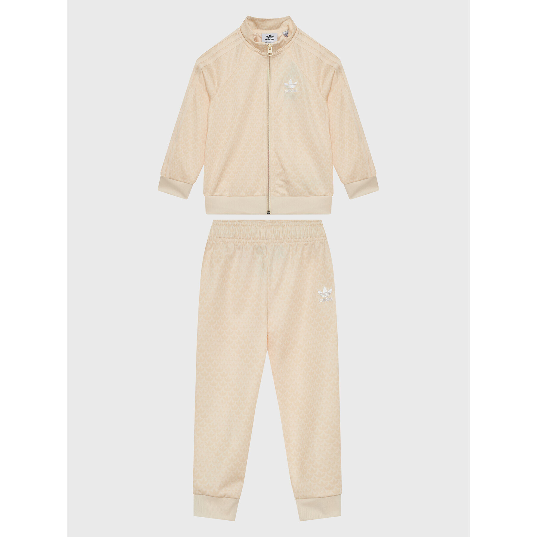 adidas Melegítő Monogram Print Tracksuit H62935 Fehér Regular Fit - Pepit.hu