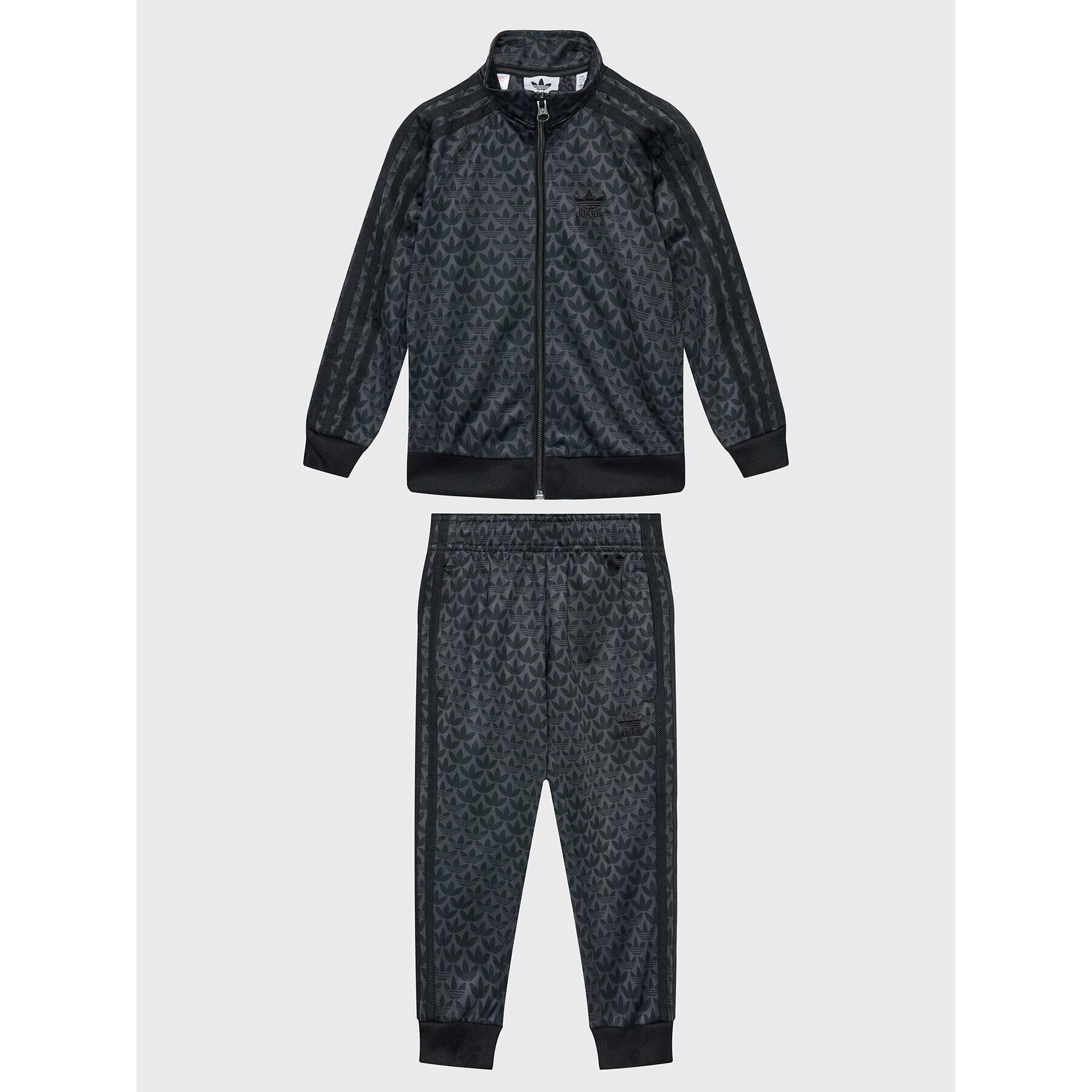 adidas Melegítő Monogram Print Tracksuit H62936 Szürke Regular Fit - Pepit.hu