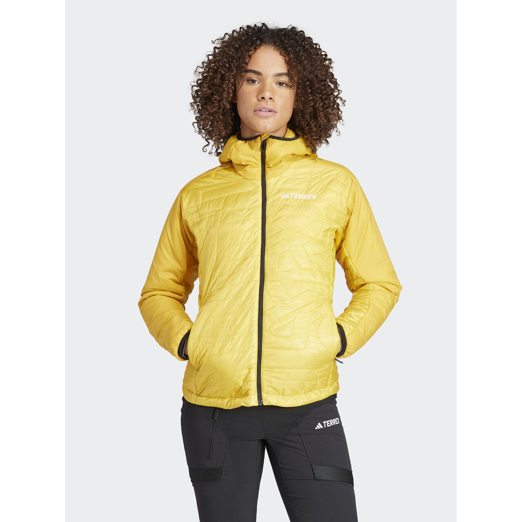 adidas Outdoor kabát Terrex Xperior Varilite PrimaLoft IB1076 Sárga Regular Fit - Pepit.hu