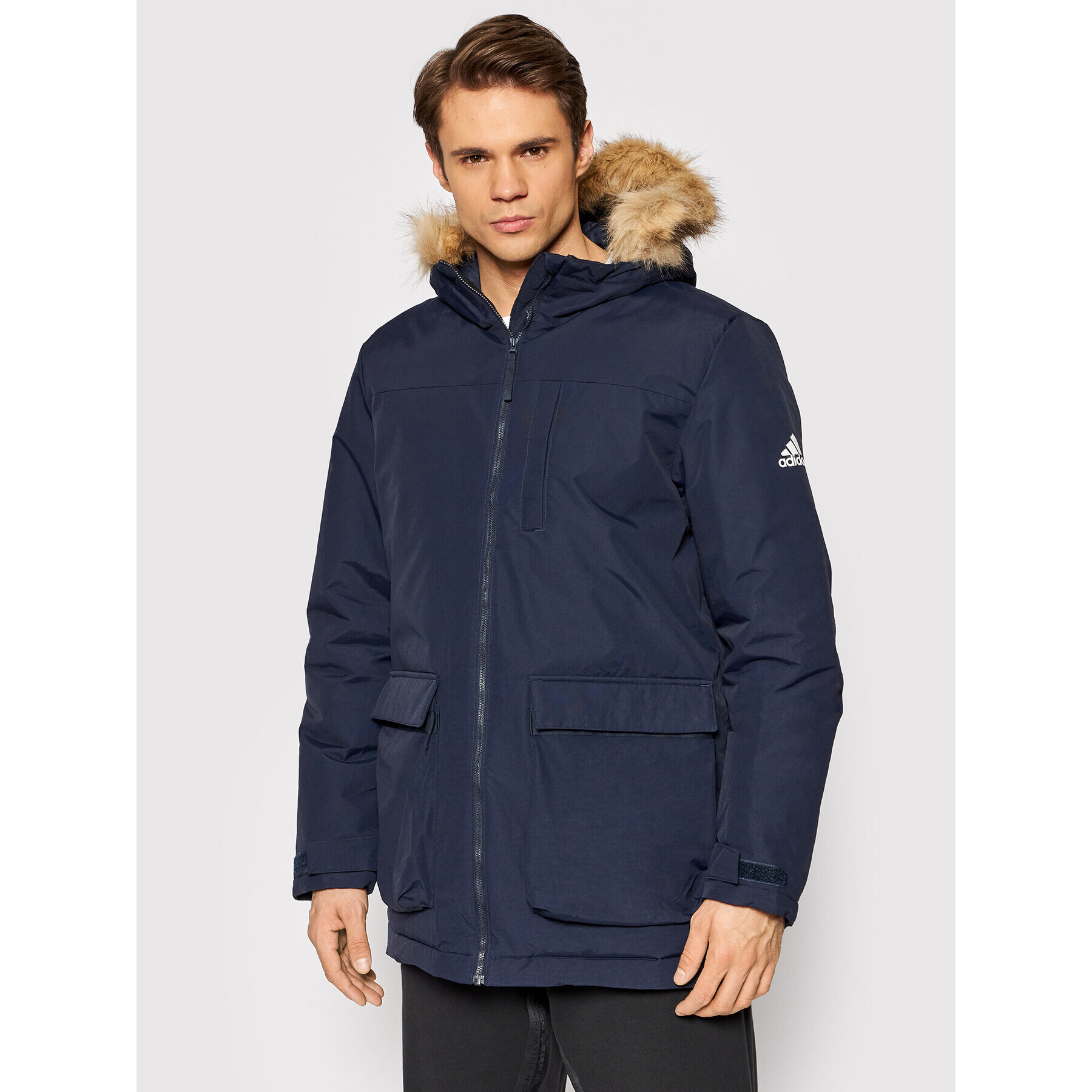 adidas Parka Utilitas GT1701 Sötétkék Regular Fit - Pepit.hu