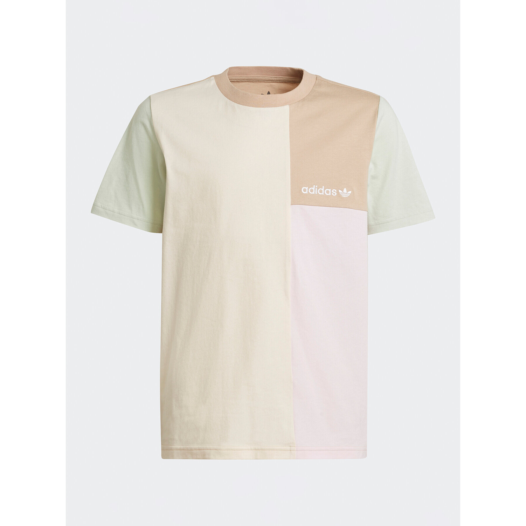 adidas Póló Colorblock T-Shirt HK9815 Bézs Regular Fit - Pepit.hu