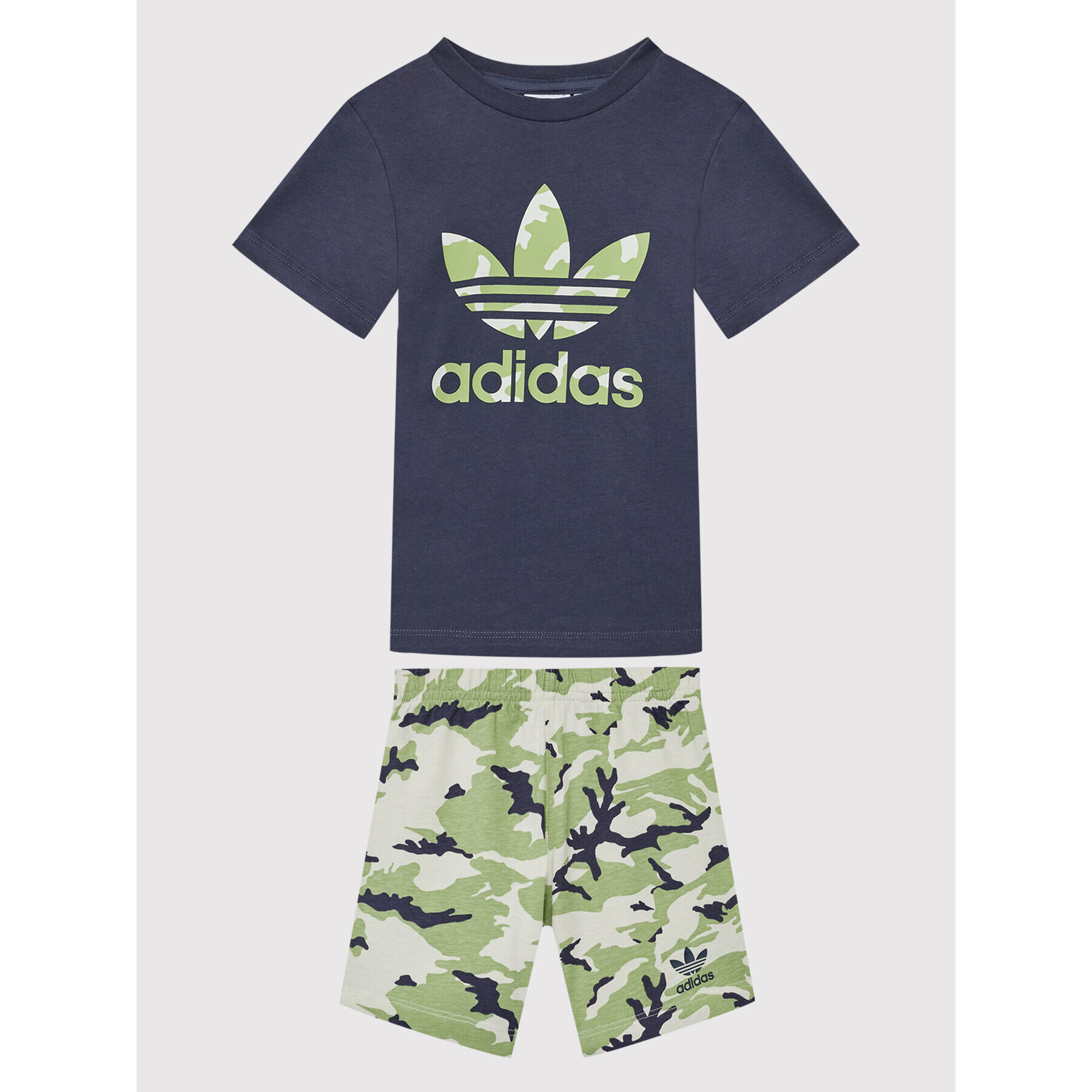 adidas Póló és rövidnadrág Camo HE6928 Sötétkék Regular Fit - Pepit.hu