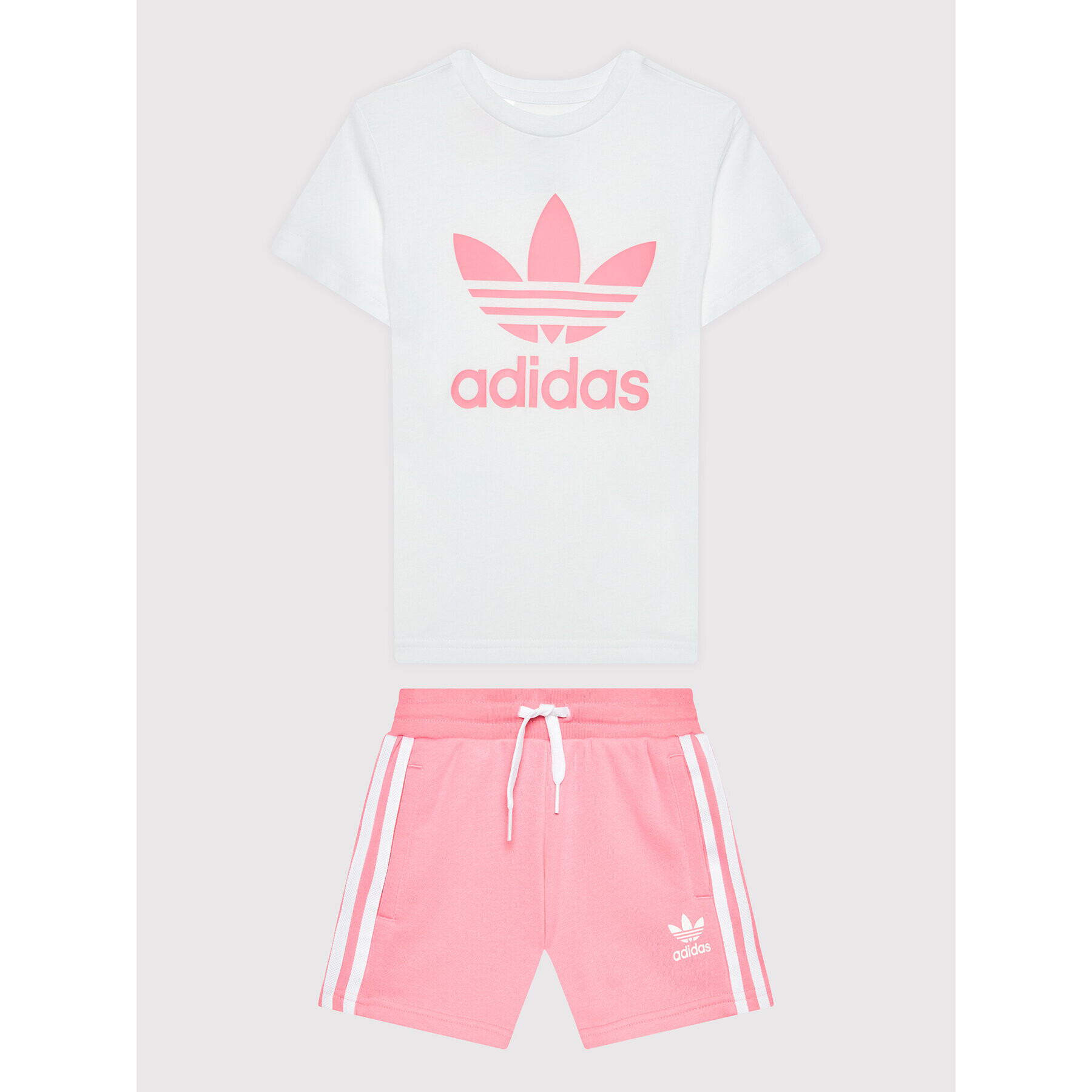 adidas Póló és rövidnadrág szett adicolor HK2969 Fehér Regular Fit - Pepit.hu