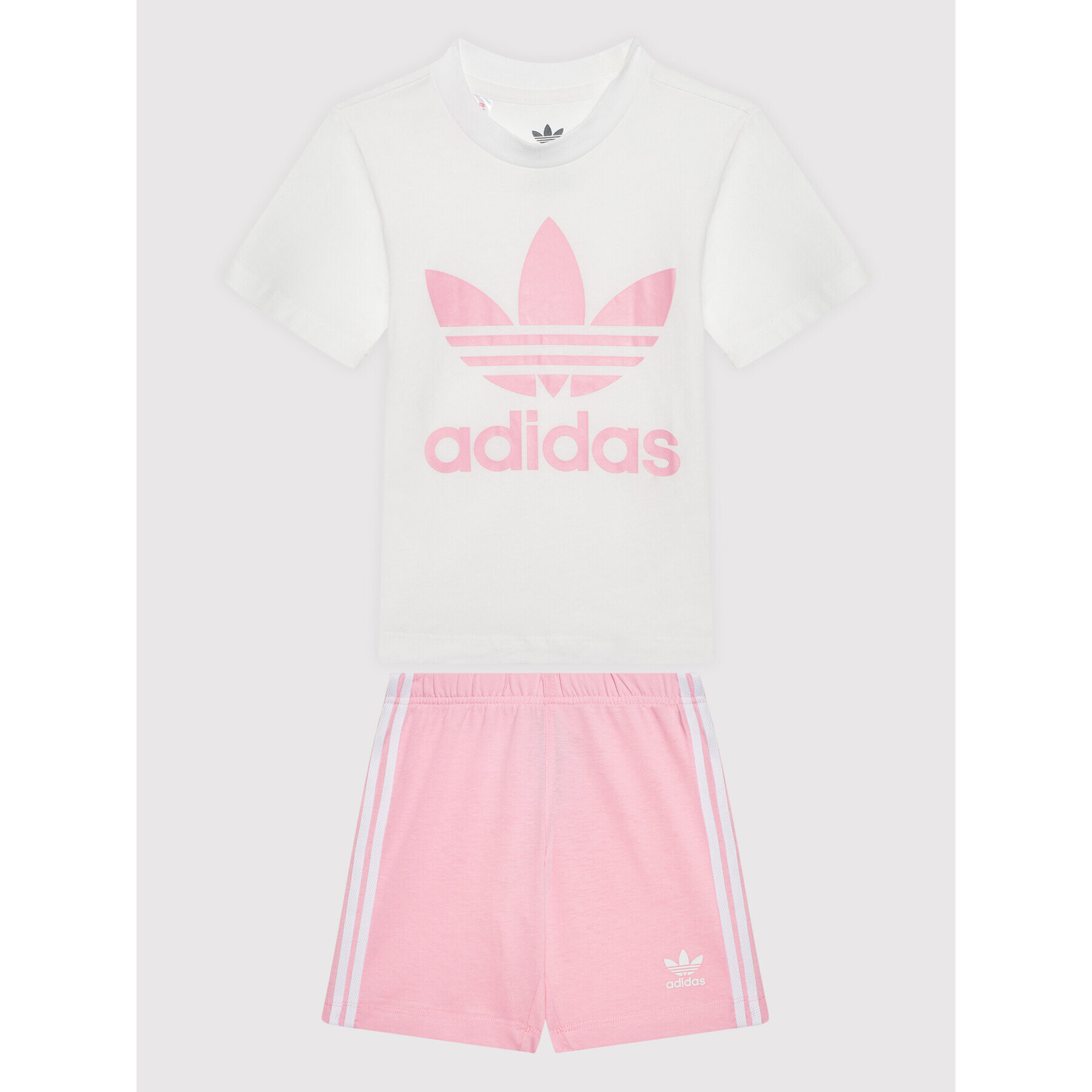 adidas Póló és rövidnadrág szett Tee Set HE4658 Fehér Regular Fit - Pepit.hu