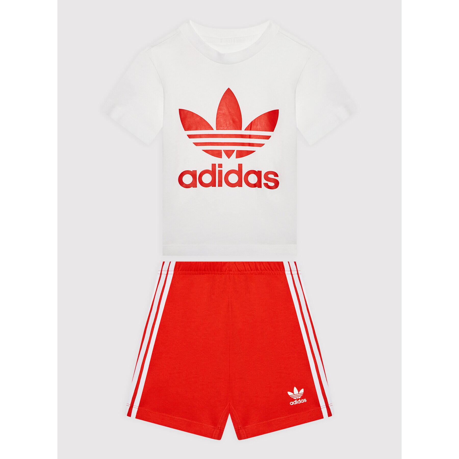 adidas Póló és rövidnadrág szett Tee Set HE4659 Fehér Regular Fit - Pepit.hu