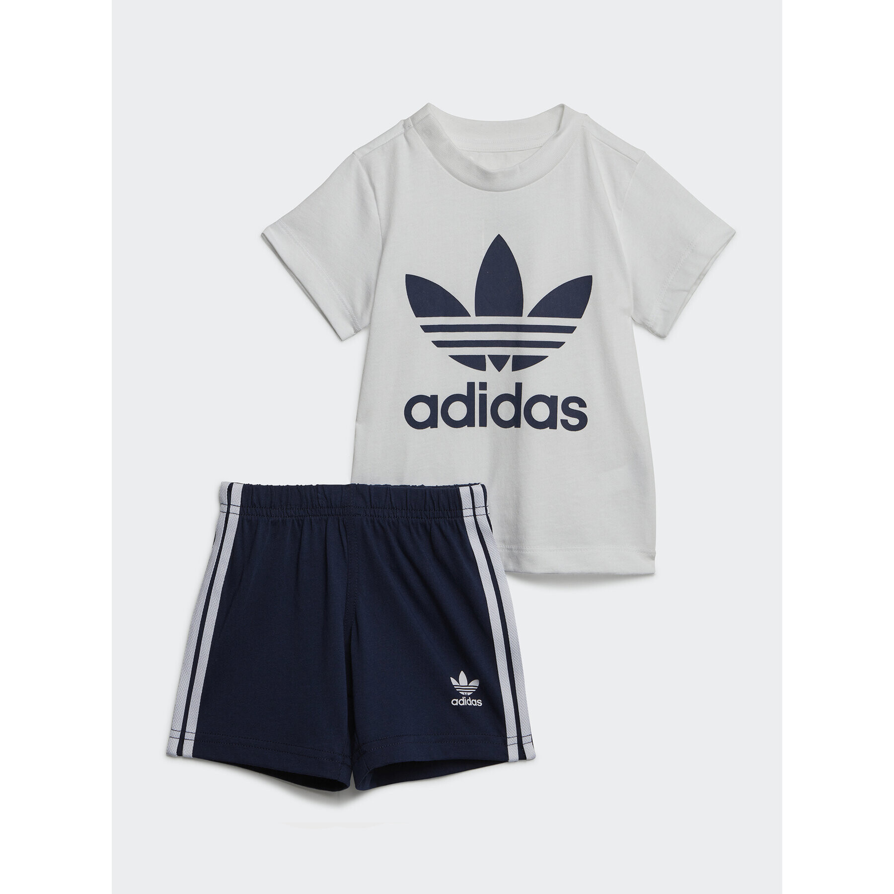 adidas Póló és rövidnadrág szett Trefoil Shorts Tee Set IB8638 Kék Regular Fit - Pepit.hu