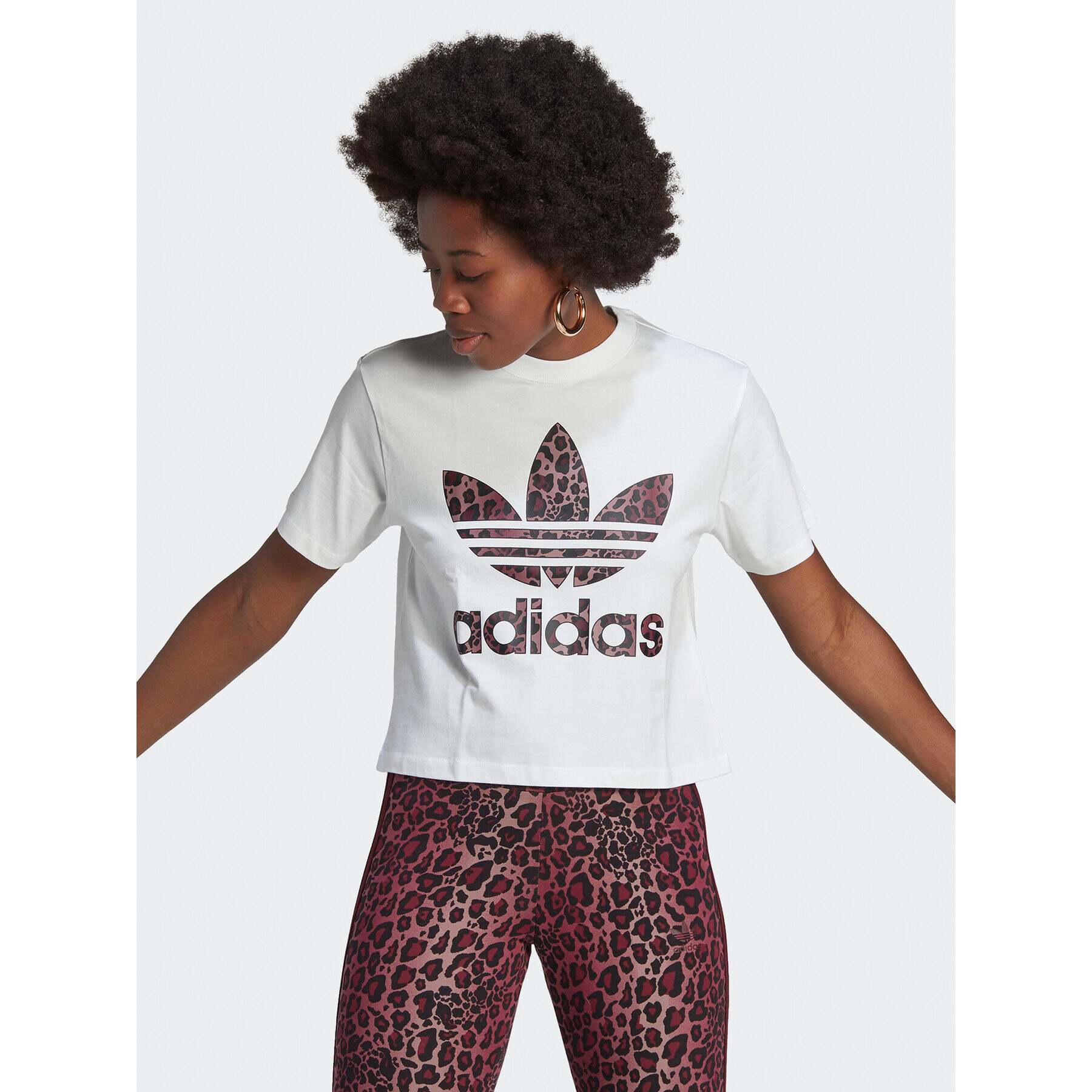 adidas Póló Logo HK5186 Fehér Regular Fit - Pepit.hu