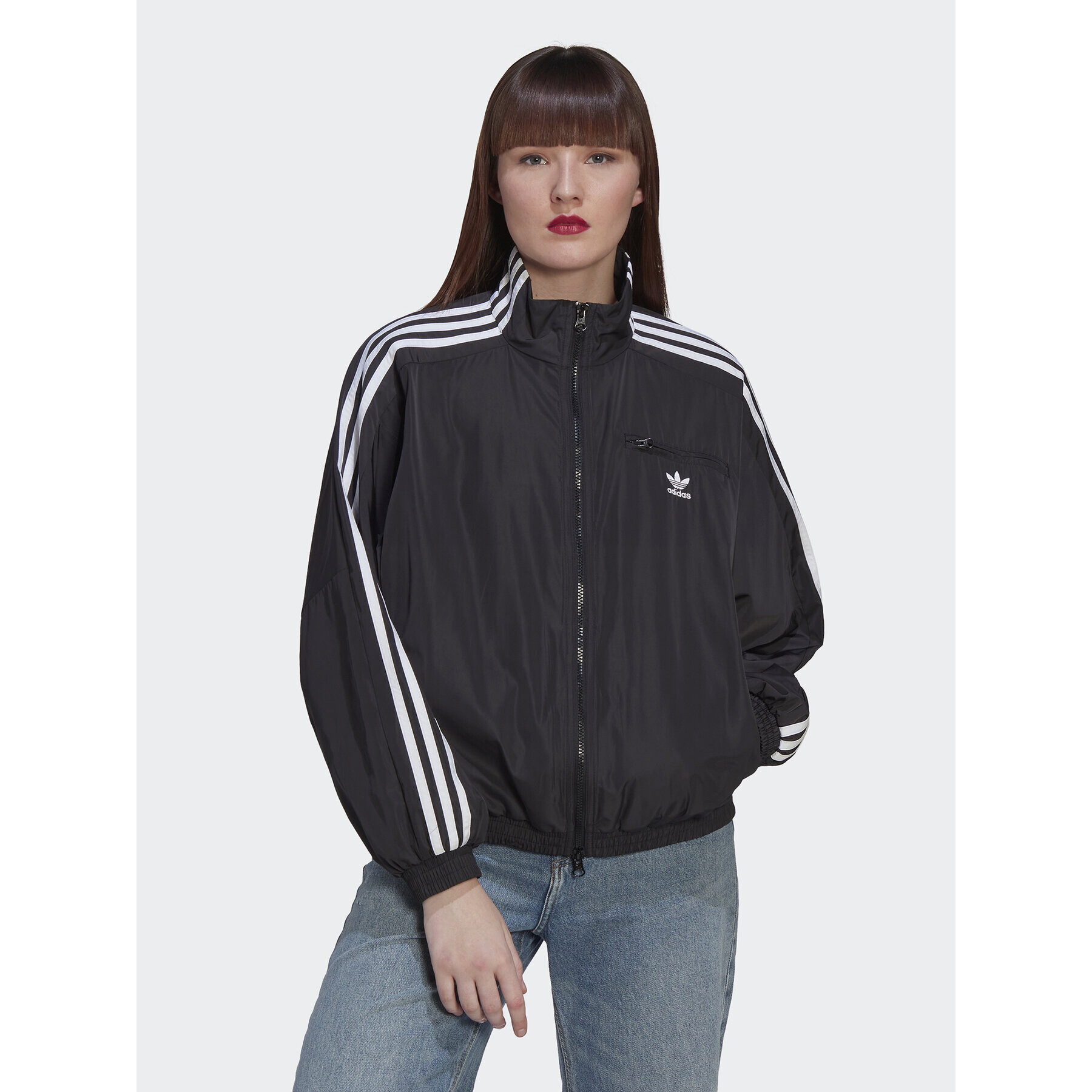 adidas Pulóver Adicolor Classics Track Top HM2152 Fekete Loose Fit - Pepit.hu