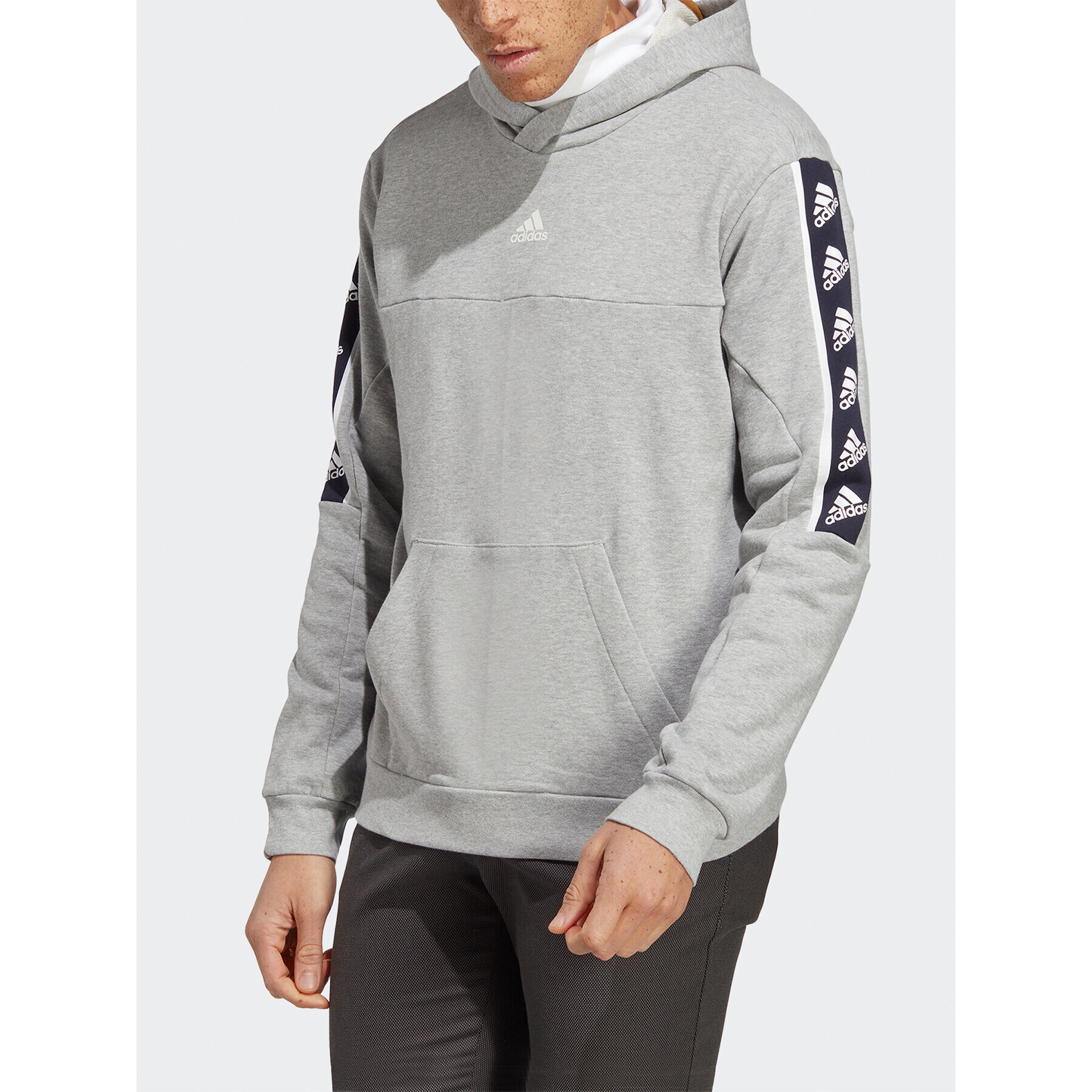 adidas Pulóver Brandlove Hoodie IC6791 Szürke Regular Fit - Pepit.hu