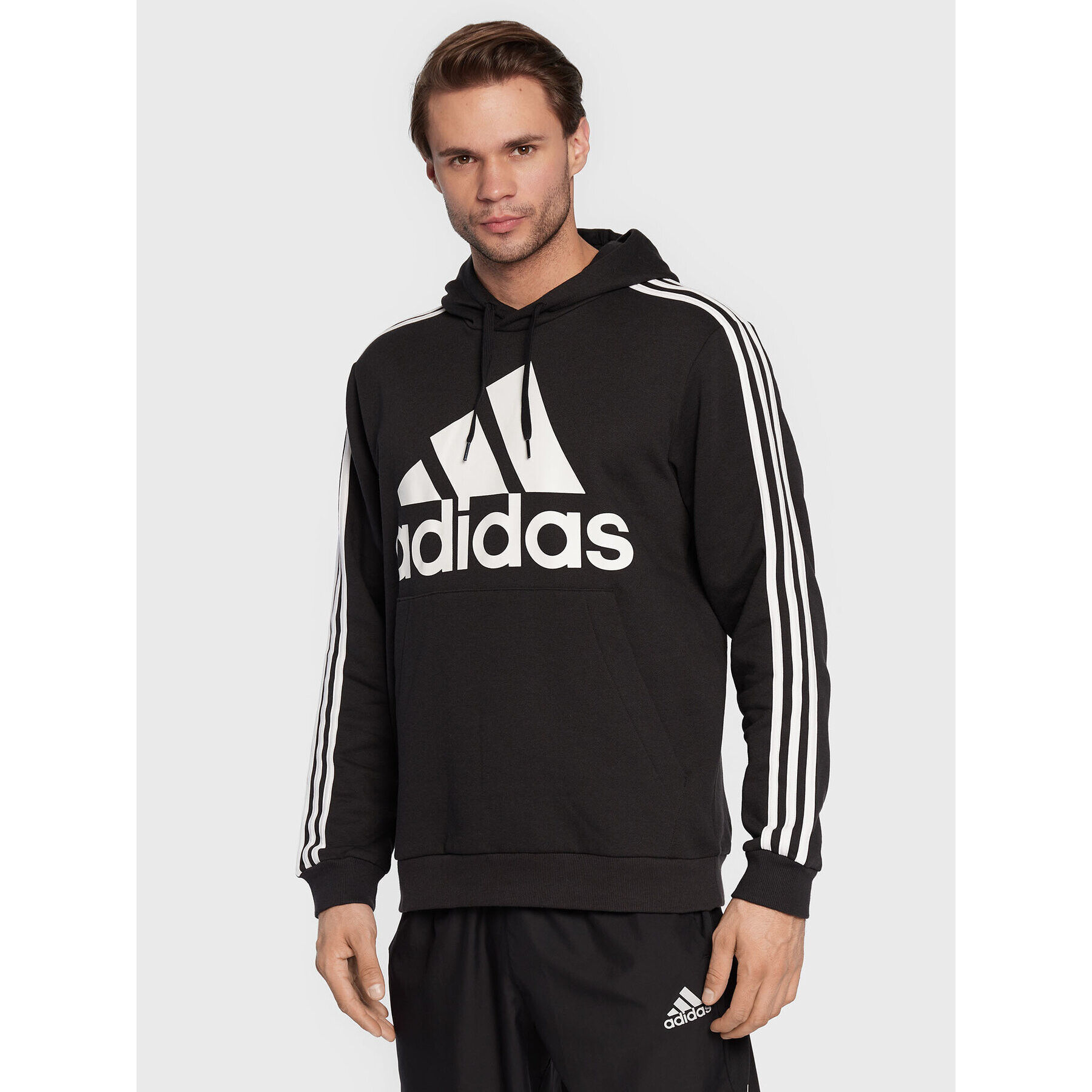 adidas Pulóver Essentials H14641 Fekete Regular Fit - Pepit.hu