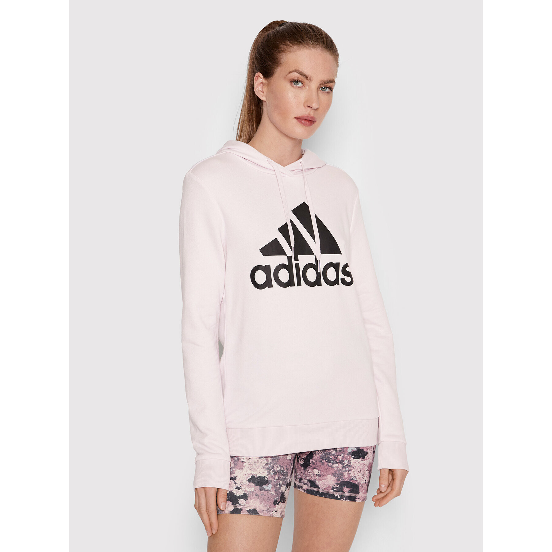 adidas Pulóver Essentials Logo HD1707 Rózsaszín Loose Fit - Pepit.hu