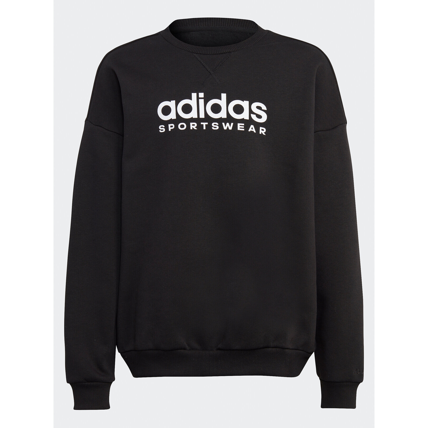 adidas Pulóver Fleece IB3232 Fekete Loose Fit - Pepit.hu