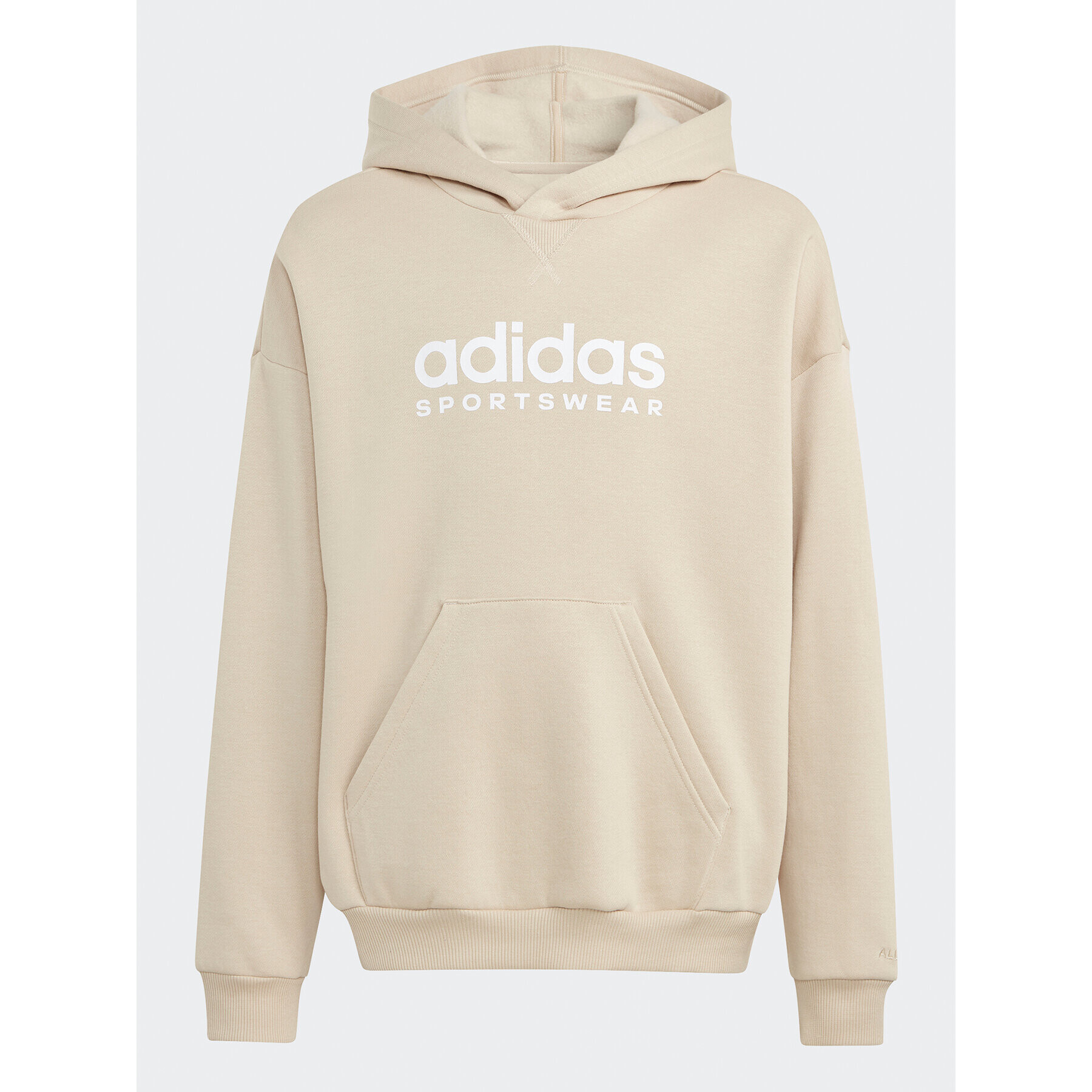 adidas Pulóver Fleece IB3233 Bézs Loose Fit - Pepit.hu