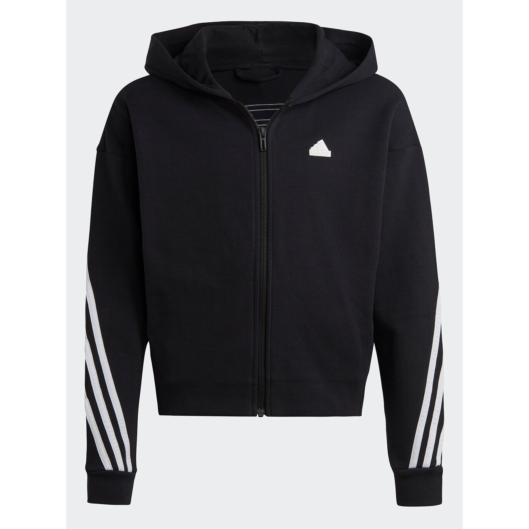 adidas Pulóver Future Icons 3-Stripes IC0118 Fekete Loose Fit - Pepit.hu