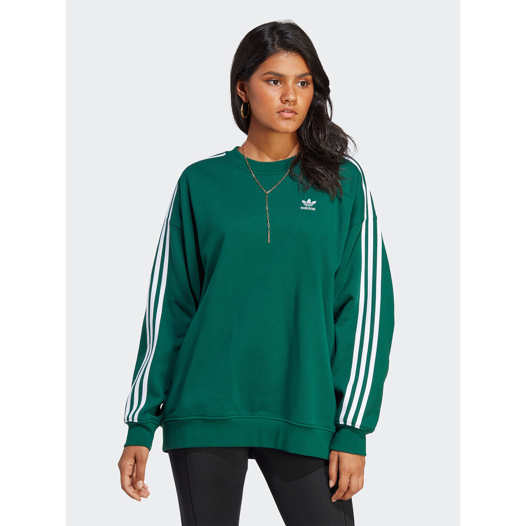 adidas Pulóver IB7446 Zöld Regular Fit - Pepit.hu