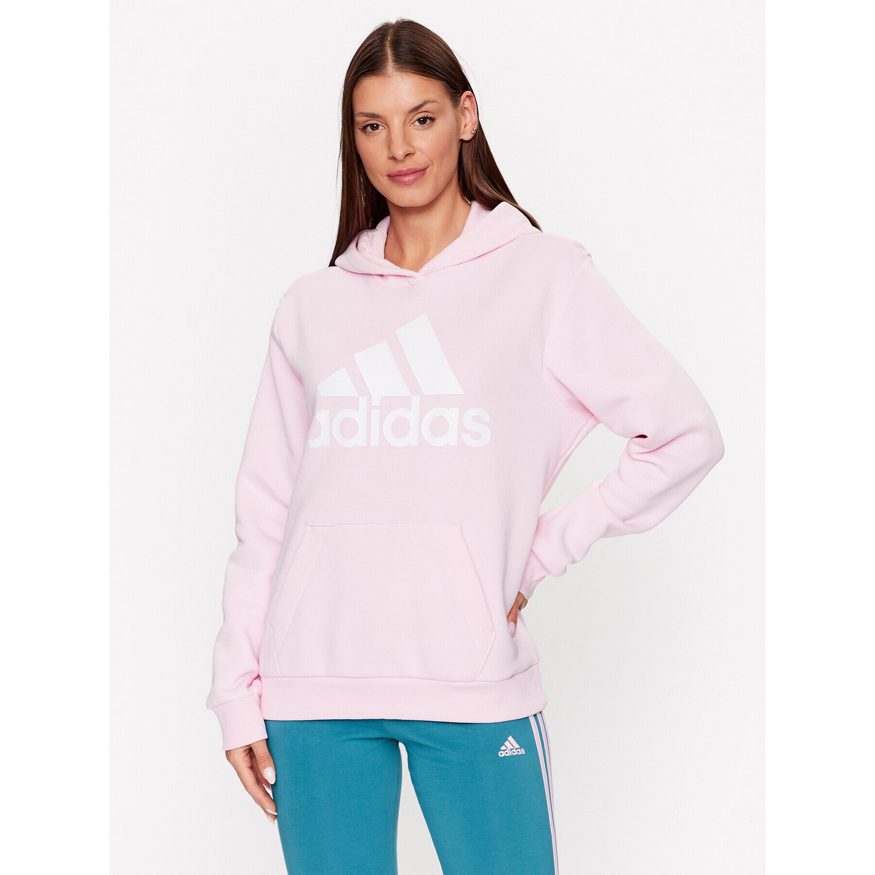 adidas Pulóver IM0258 Rózsaszín Loose Fit - Pepit.hu