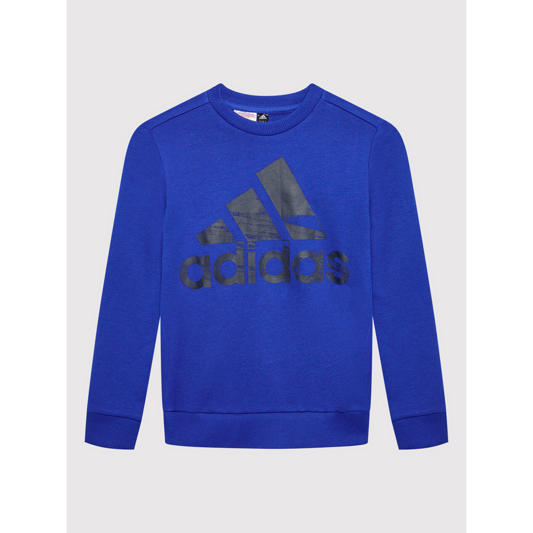 adidas Pulóver Logo HF1824 Kék Regular Fit - Pepit.hu