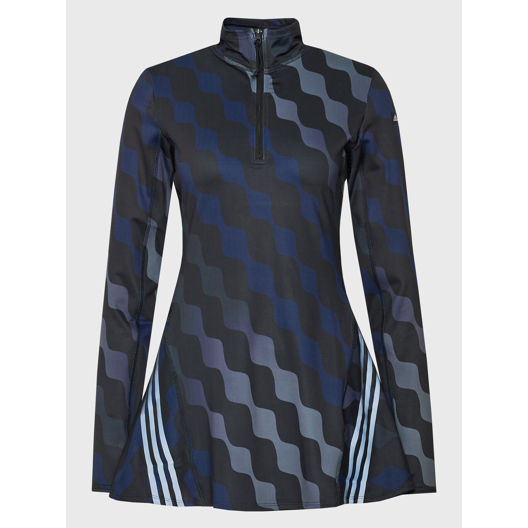 adidas Pulóver MARIMEKKO Run Icon HH7314 Fekete Slim Fit - Pepit.hu