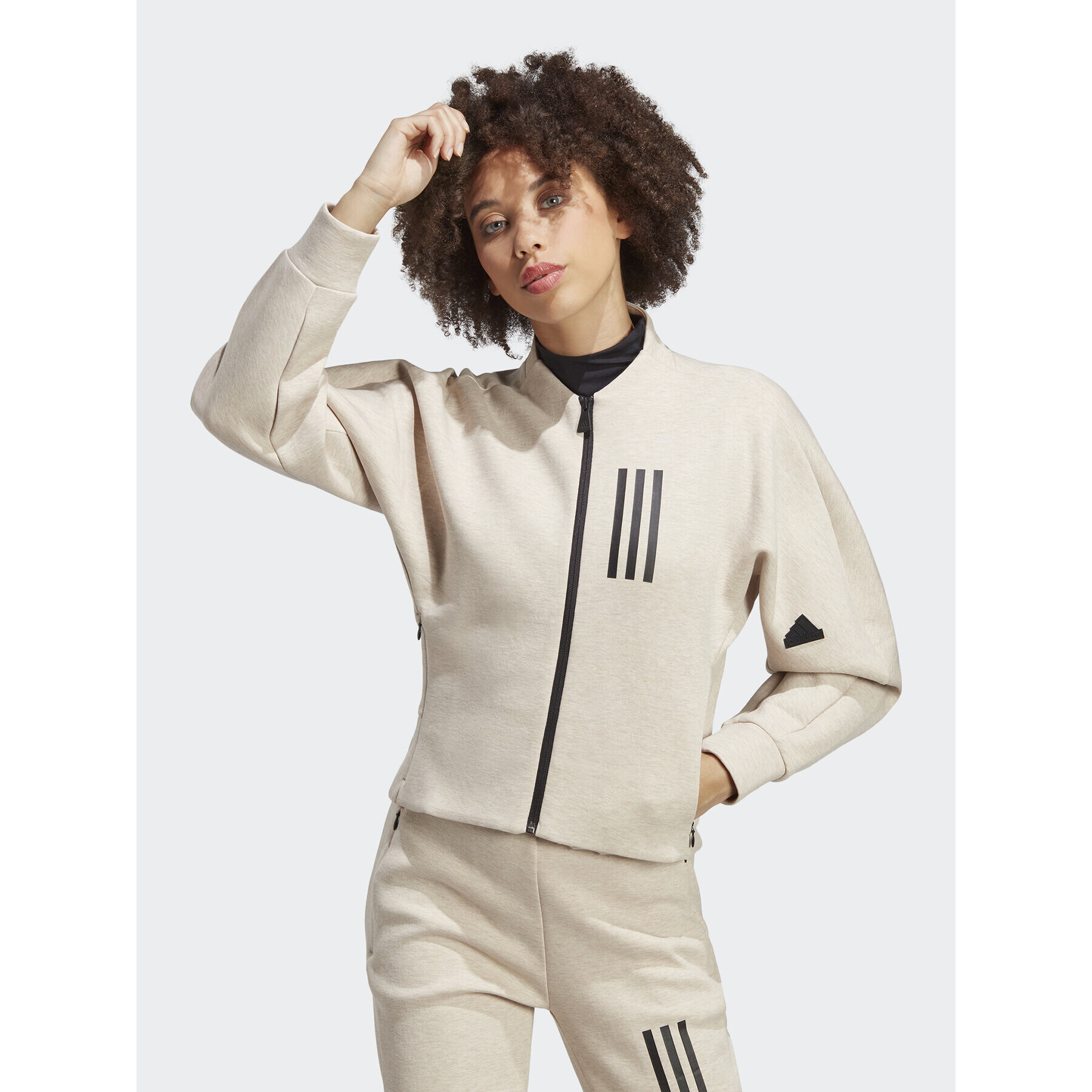 adidas Pulóver Mission Victory Slim Fit Track Top IC0307 Barna Slim Fit - Pepit.hu